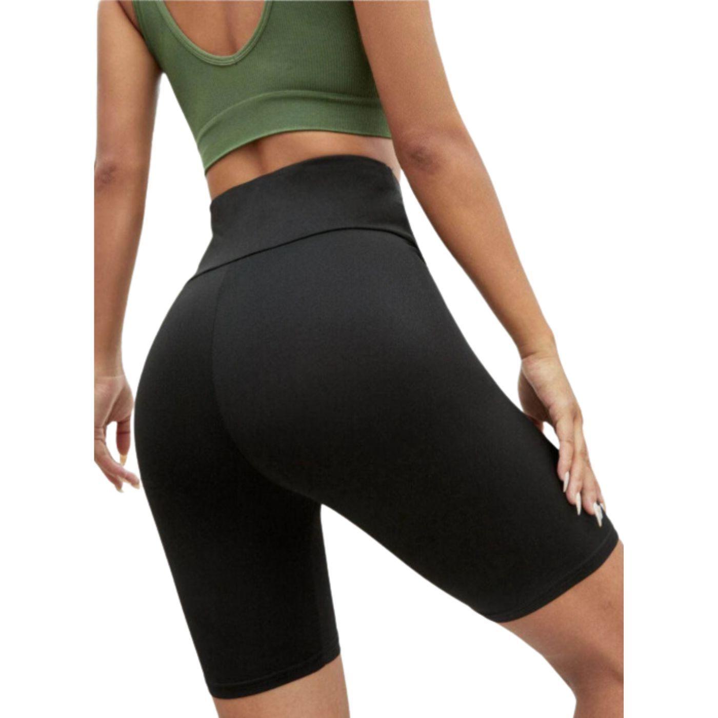 Calza Corta Deportiva Tiro Extra Alto Gym Running Jogging Lycra 013-3