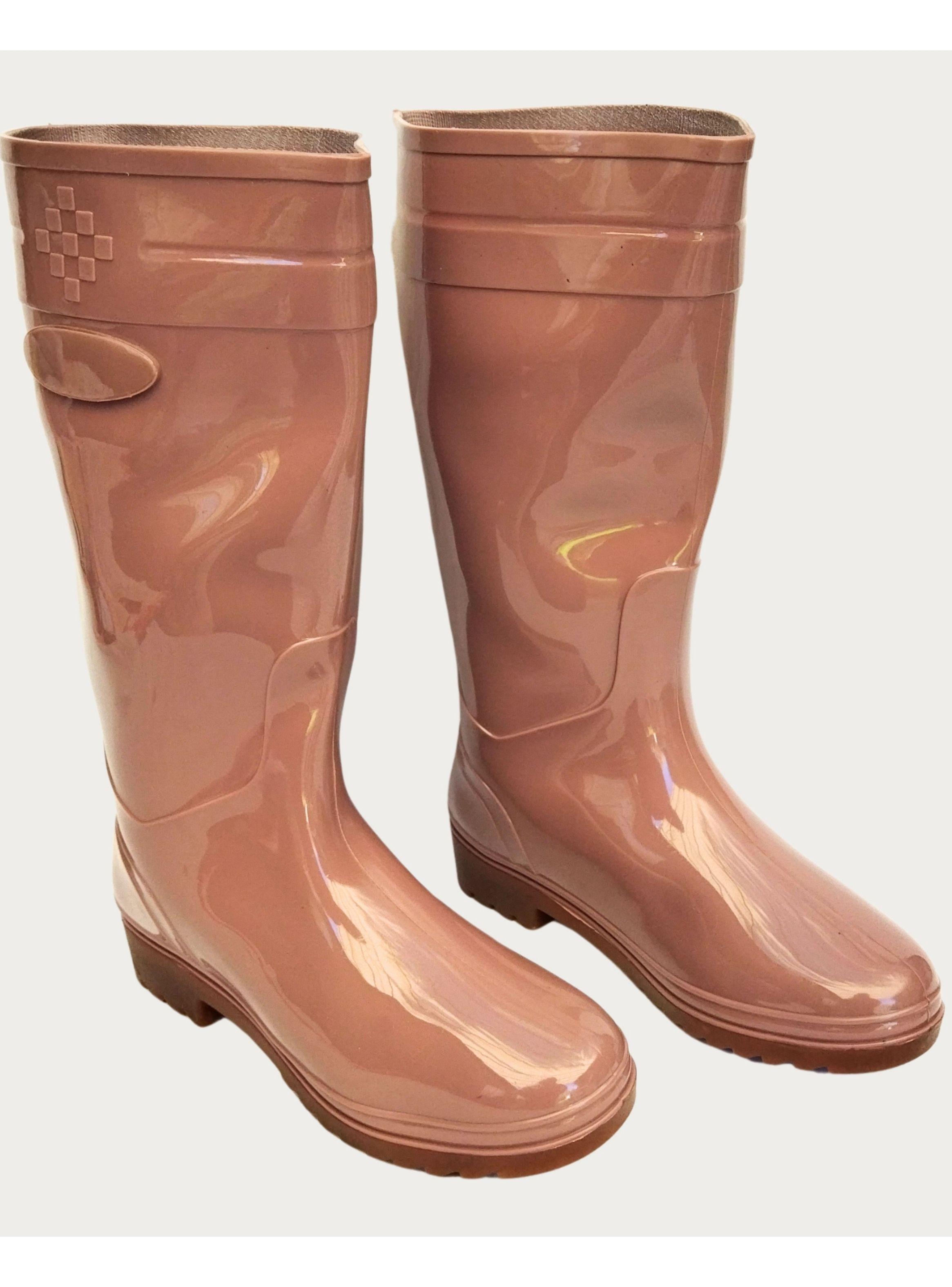Botas Largas De Agua Mujer Forro Interior Desmontable B288-0