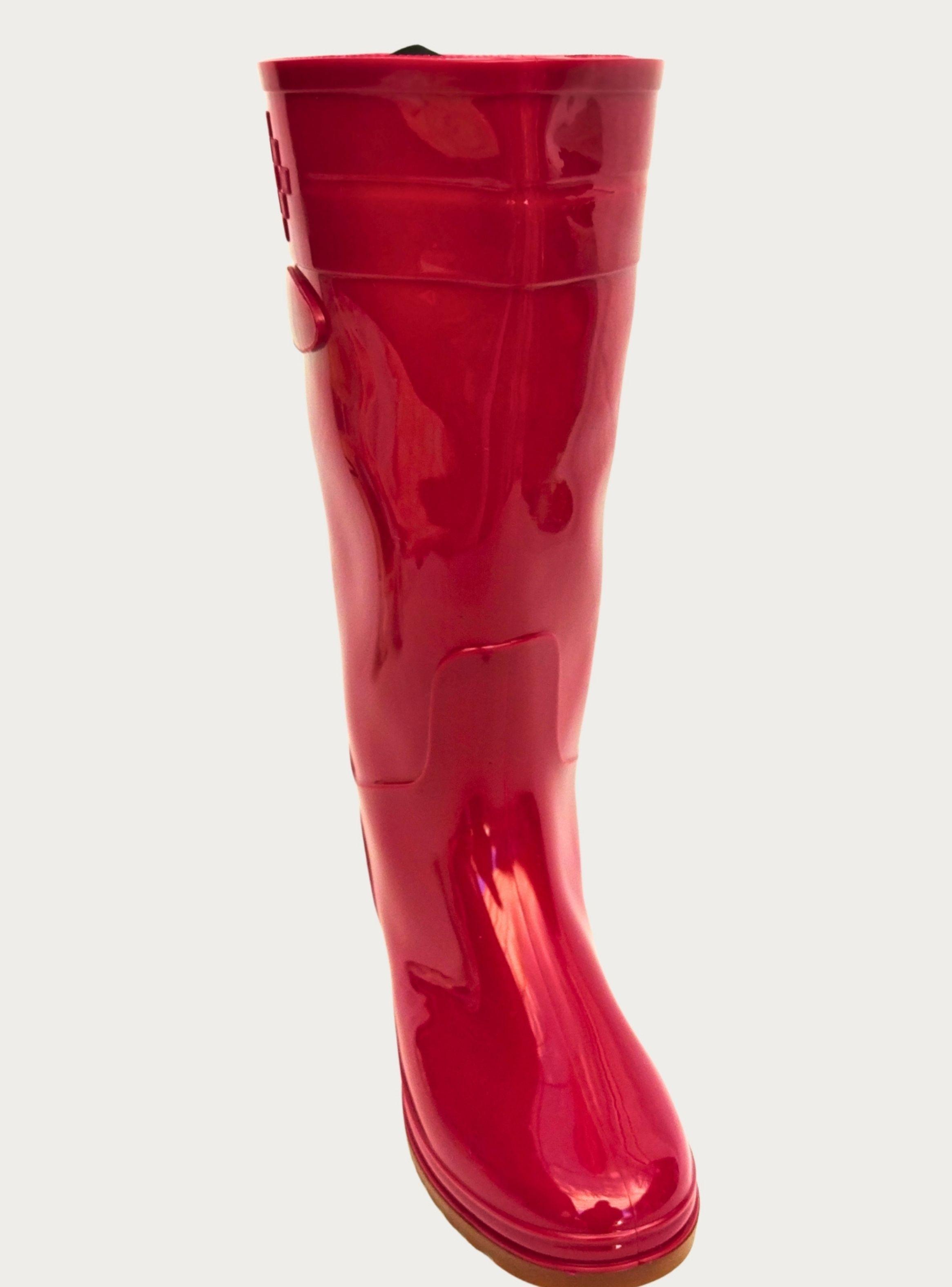 Botas Largas De Agua Mujer Forro Interior Desmontable B288-0