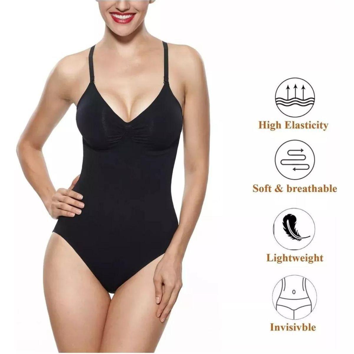 Body Mujer Ajustable Modelador Compresión Calce Cómodo 826-5