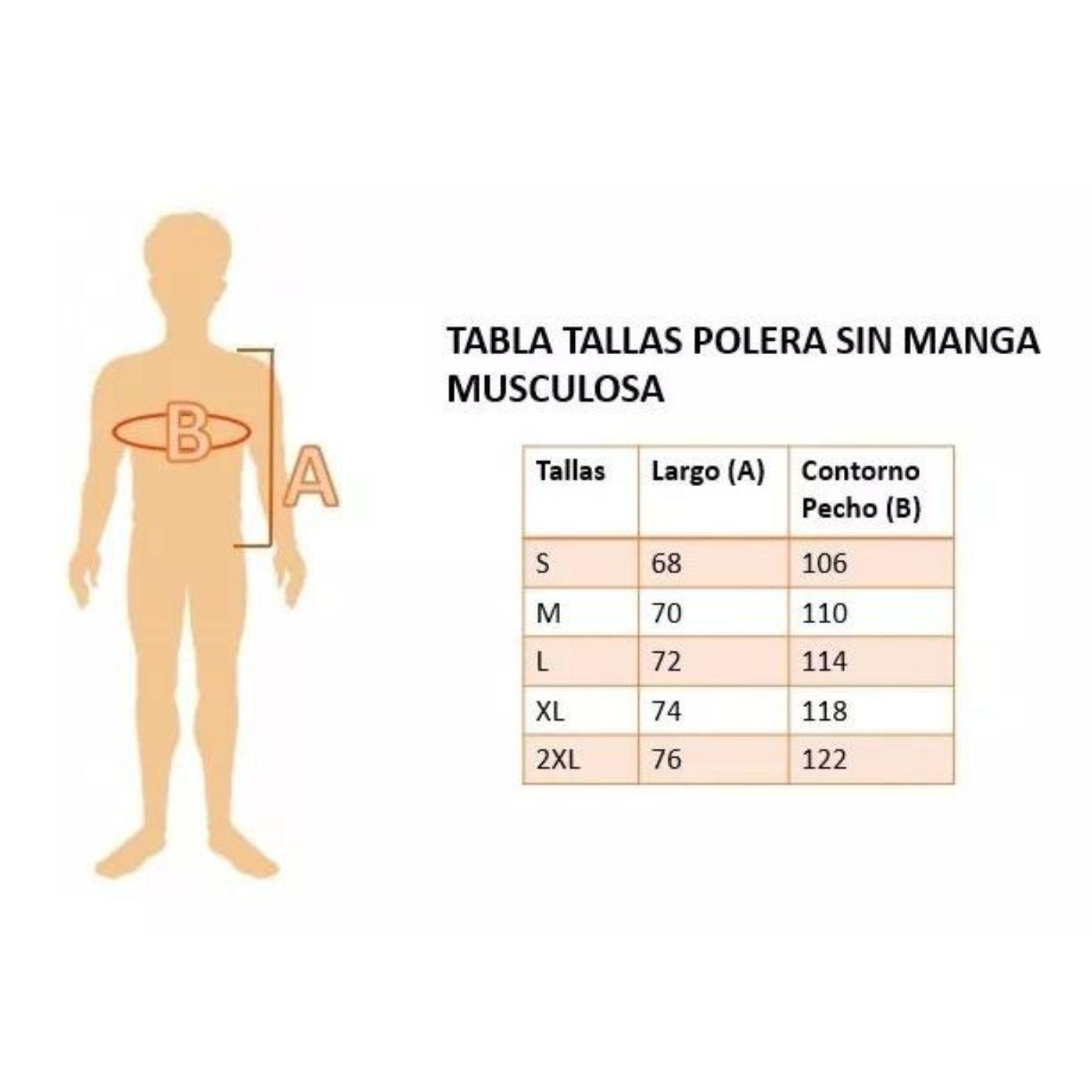 Polera Sin Manga Musculosa Hombre Diseño Paris 289-4