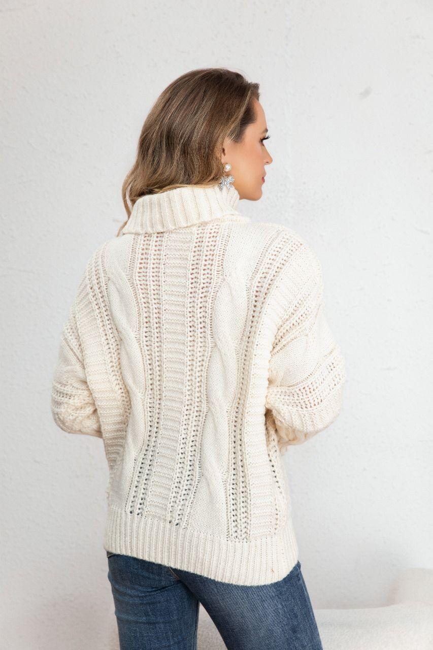 Sweater Lana Mujer Otoño Invierno Grueso Diseños 7015-2