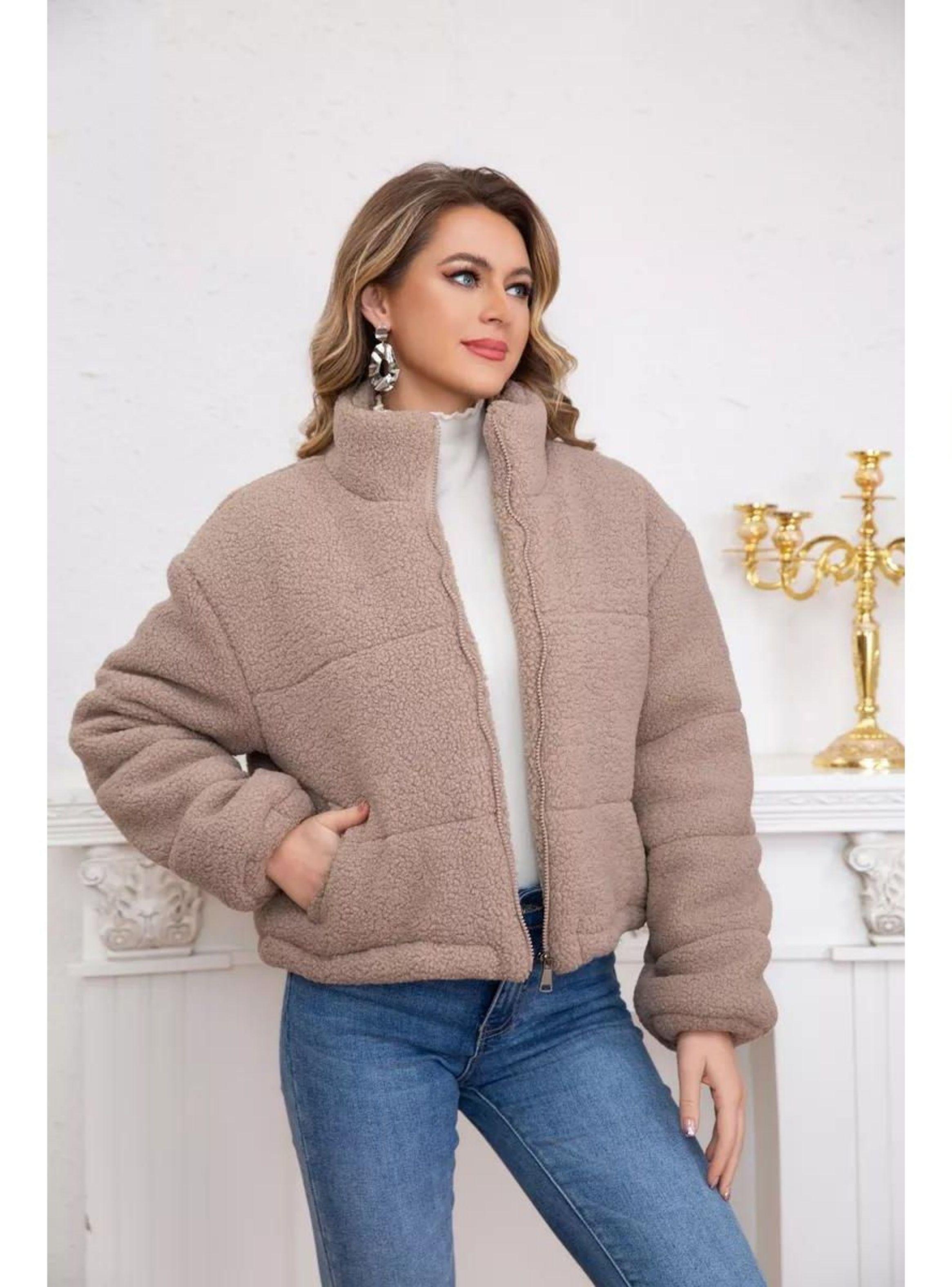 Chaqueta Corderito Mujer Premium Calidad 6093-1
