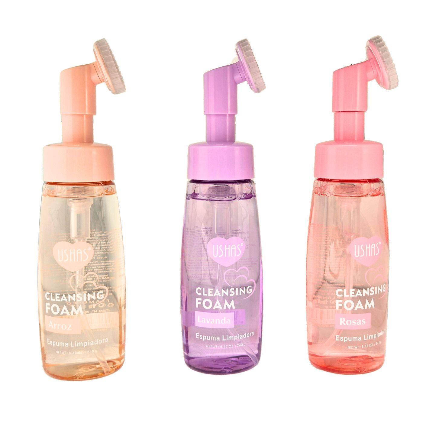 Espuma Limpiadora Facial Con Cepillo Masajeador -2