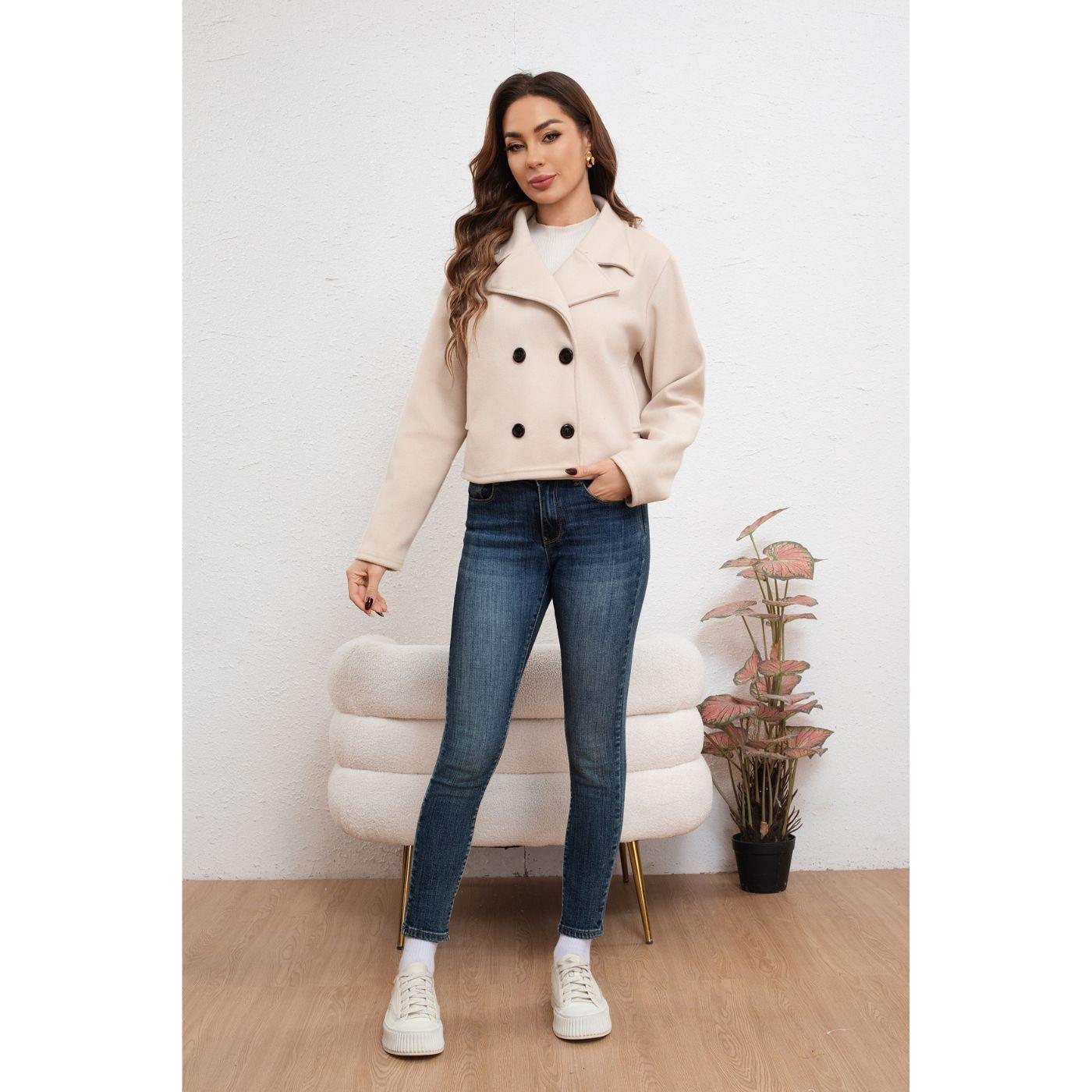 Chaqueta Corta Mujer Formal Otoño Invierno 7574-2