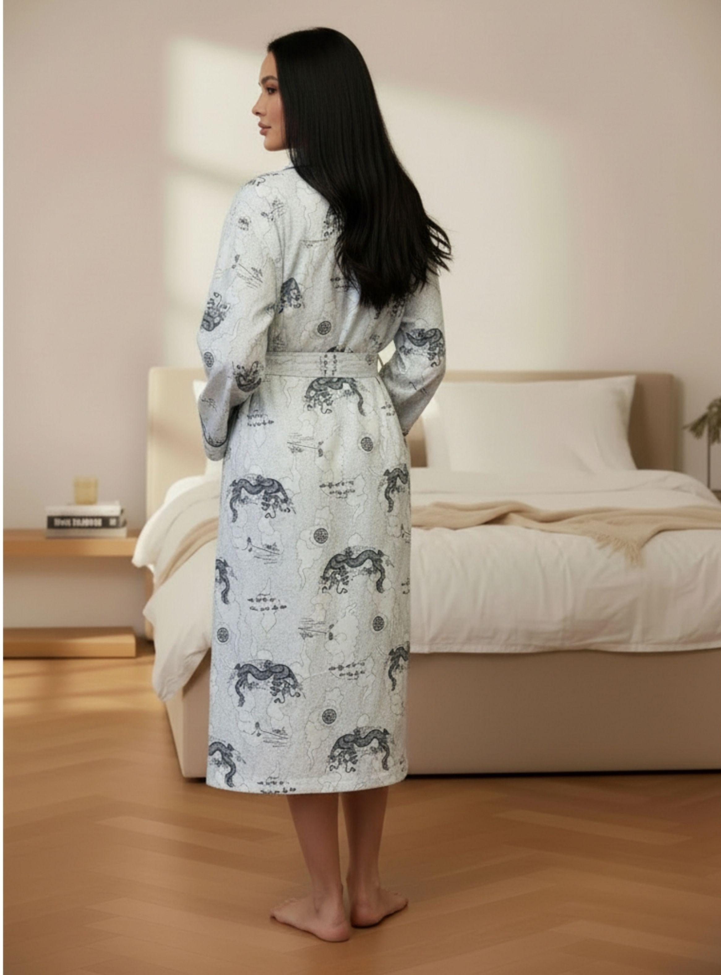 Bata Unisex Diseño Dragon Premium Excelente Calidad 5001-2