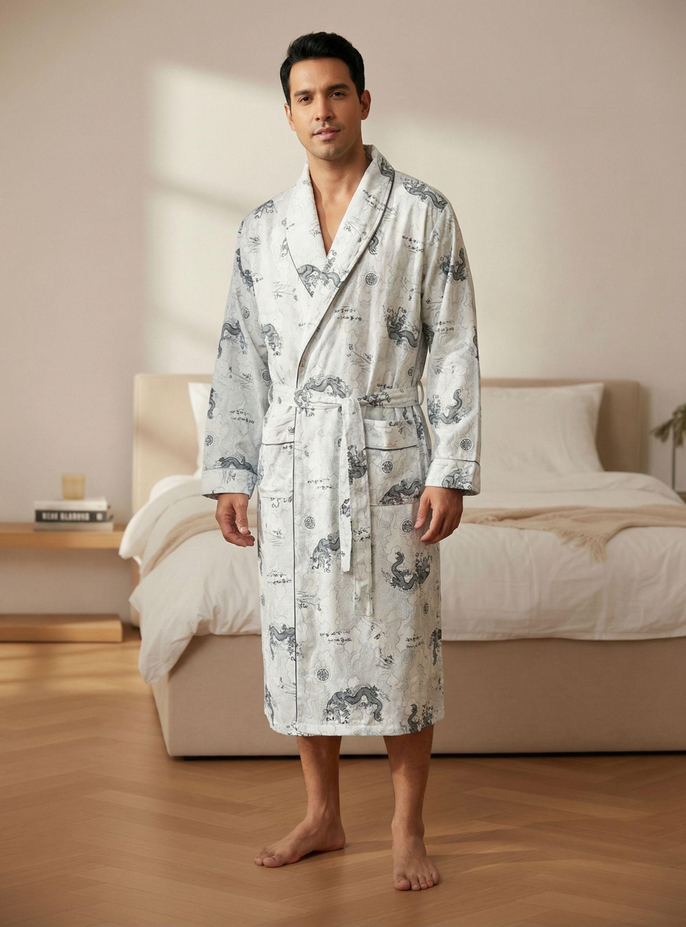 Bata Unisex Diseño Dragon Premium Excelente Calidad 5001-3