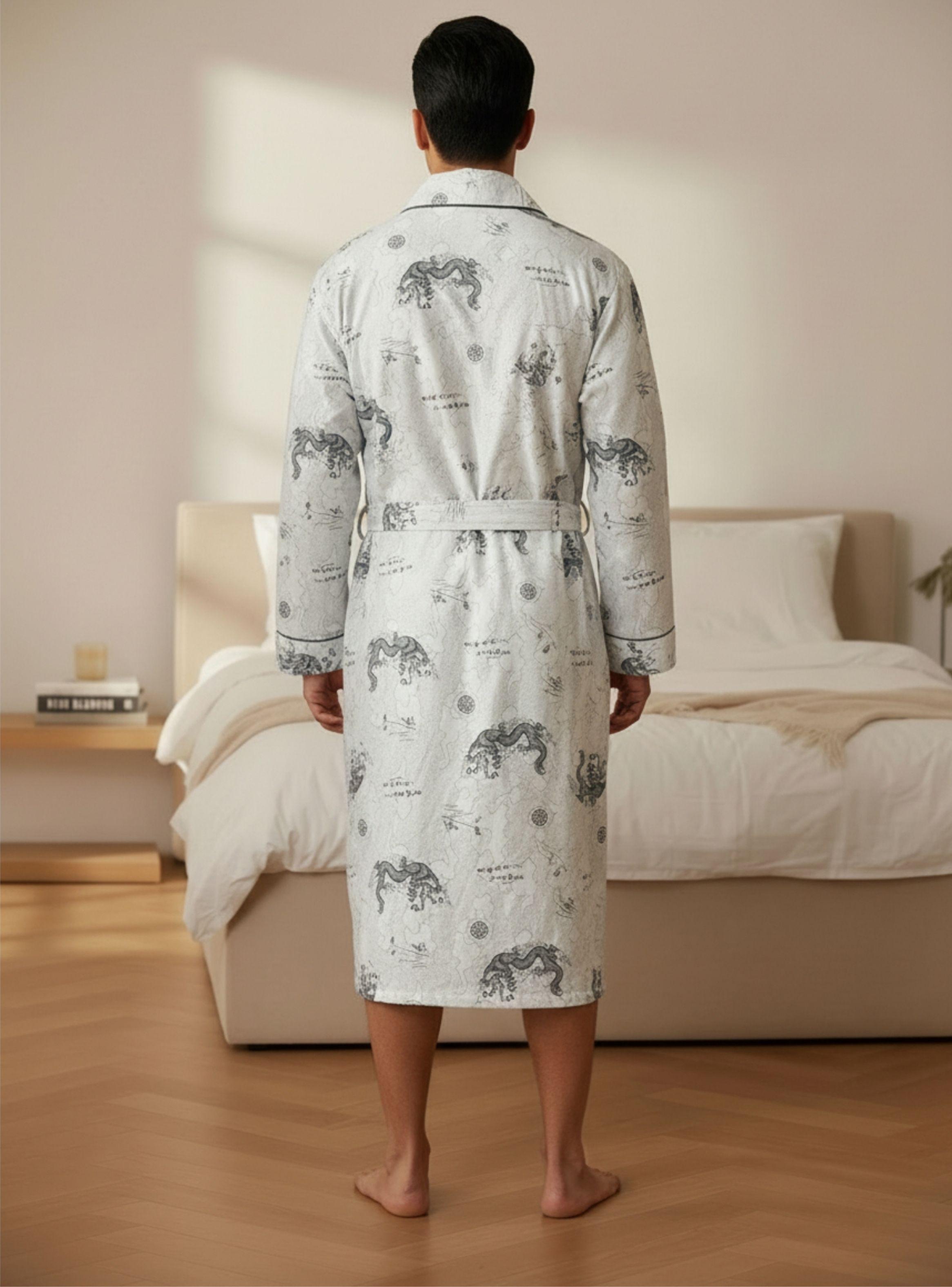 Bata Unisex Diseño Dragon Premium Excelente Calidad 5001-4