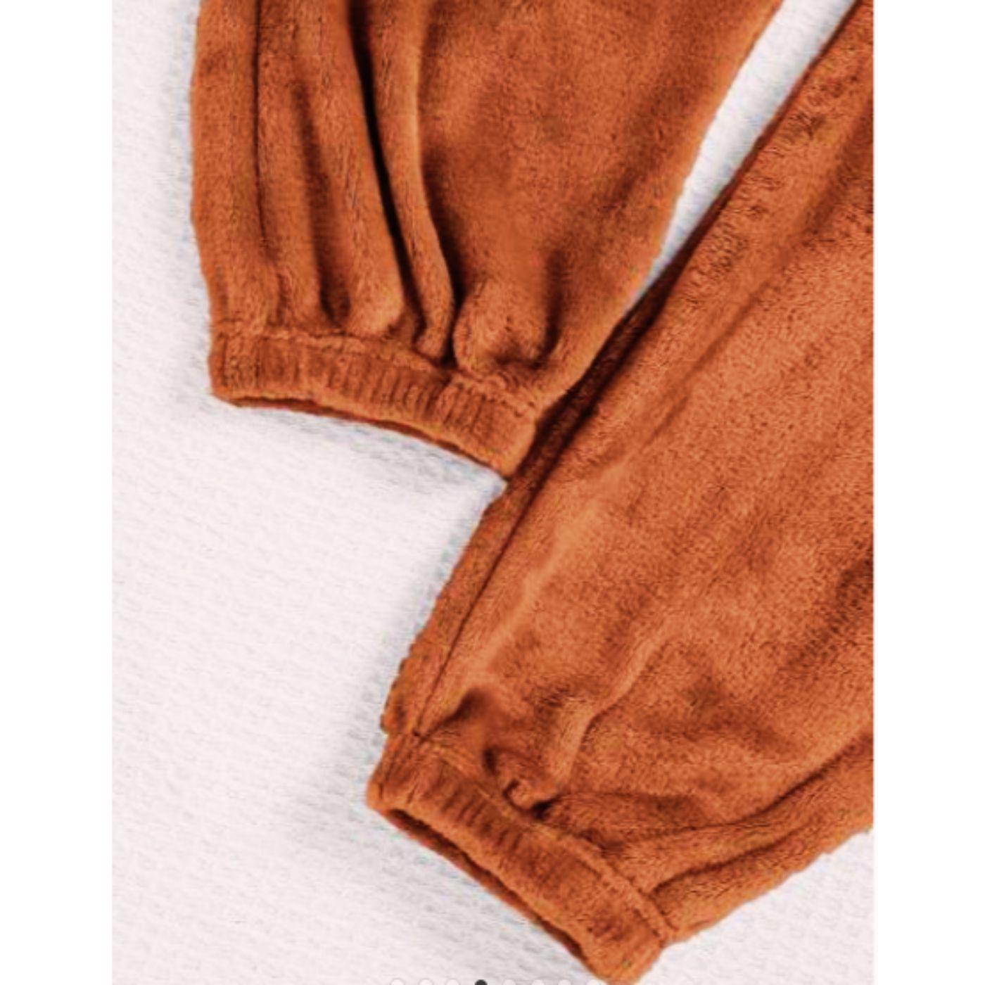 Pijama Mujer Polar Invierno 2 Piezas Excelente Calidad Sin Gorro 5820-4