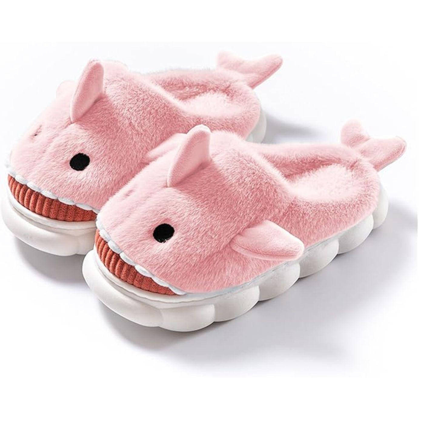 Pantufla Zapato Descanso Niños Diseños Tiburón suela Confortable 4245-2