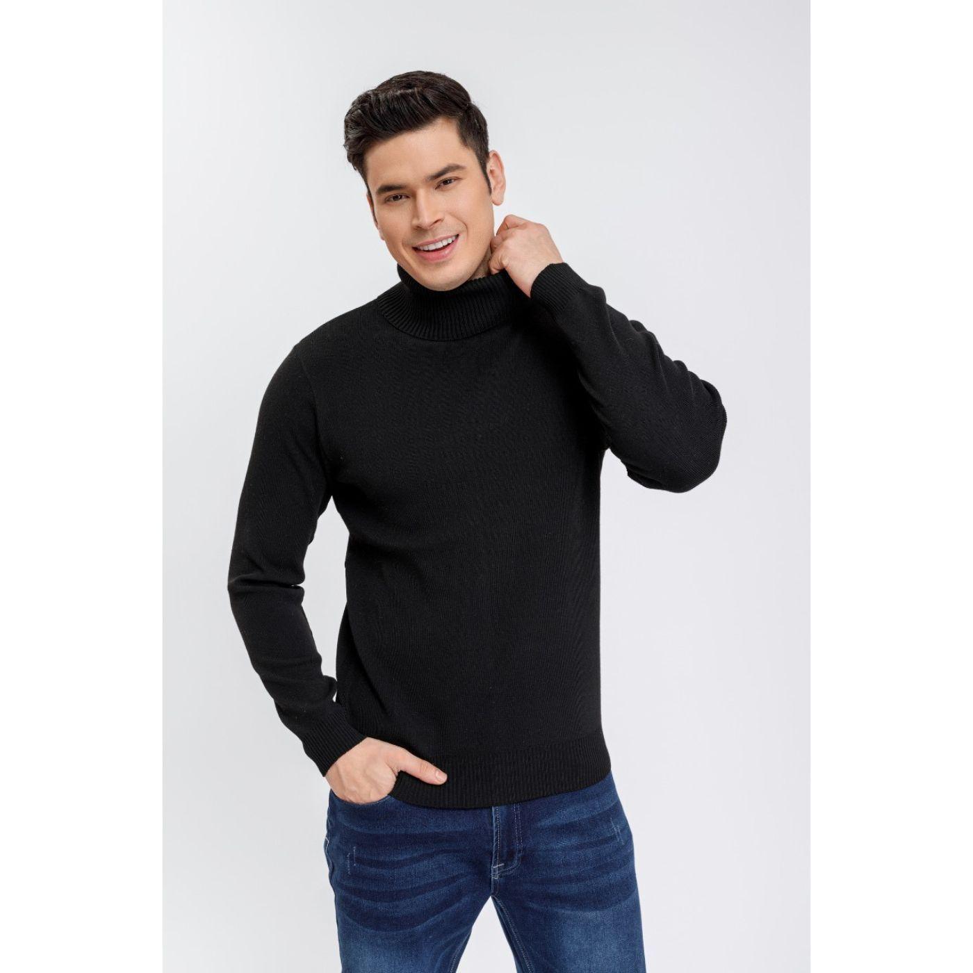 Sweater Tejido Hombre Cuello Subido Beatle 7198-0