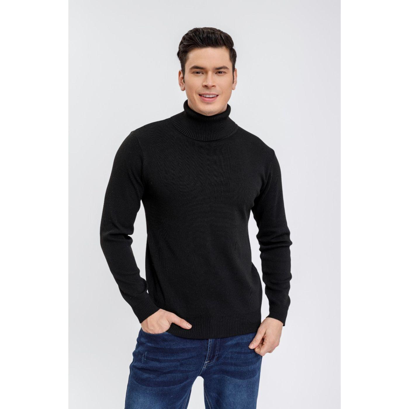Sweater Tejido Hombre Cuello Subido Beatle 7198-1