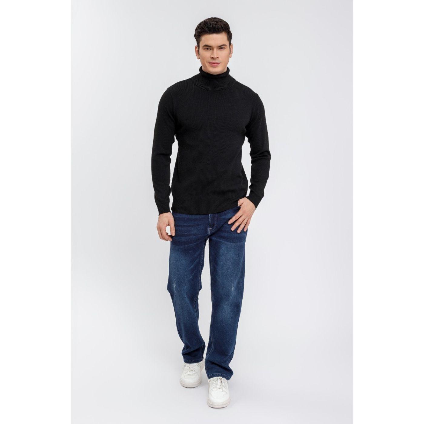Sweater Tejido Hombre Cuello Subido Beatle 7198-2