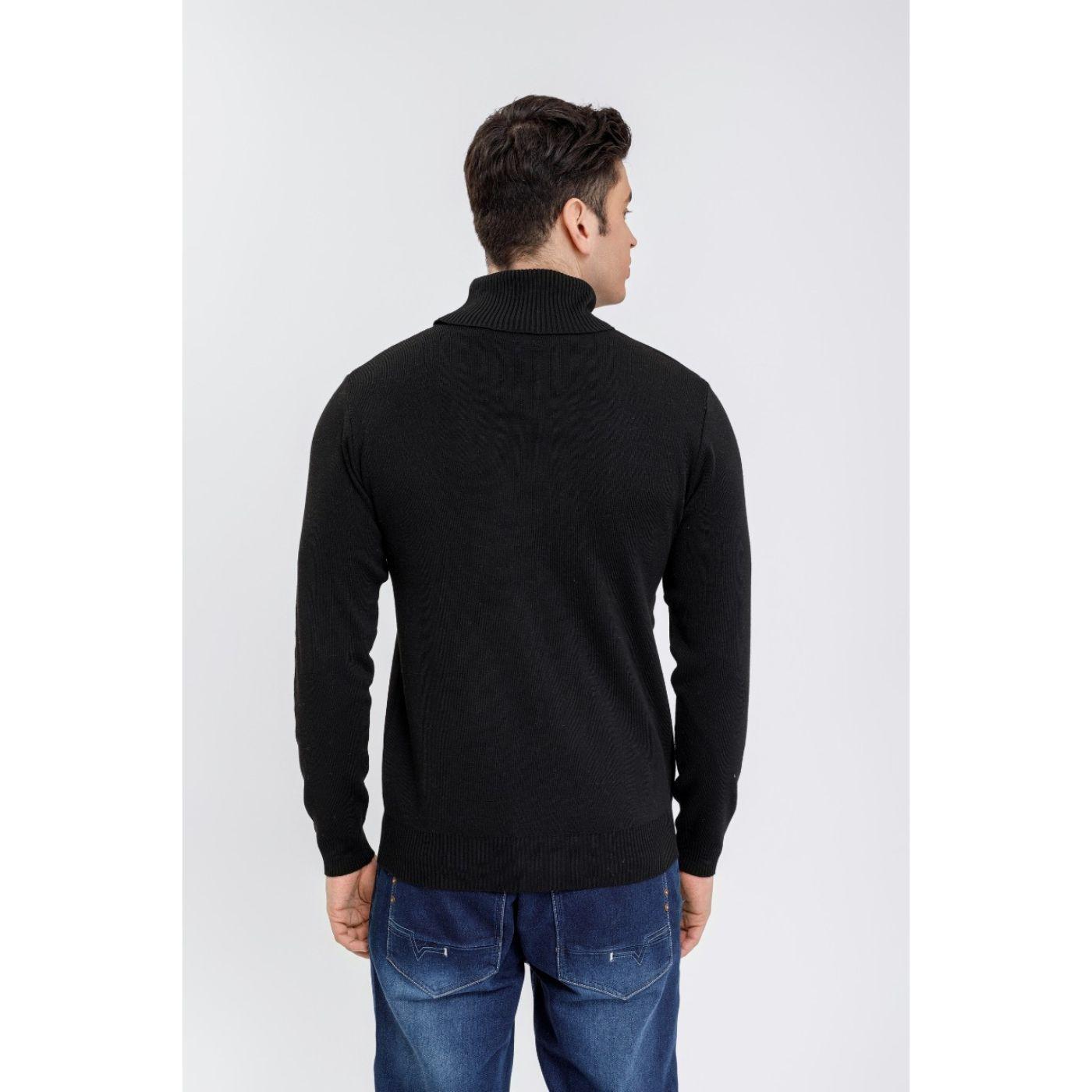 Sweater Tejido Hombre Cuello Subido Beatle 7198-3