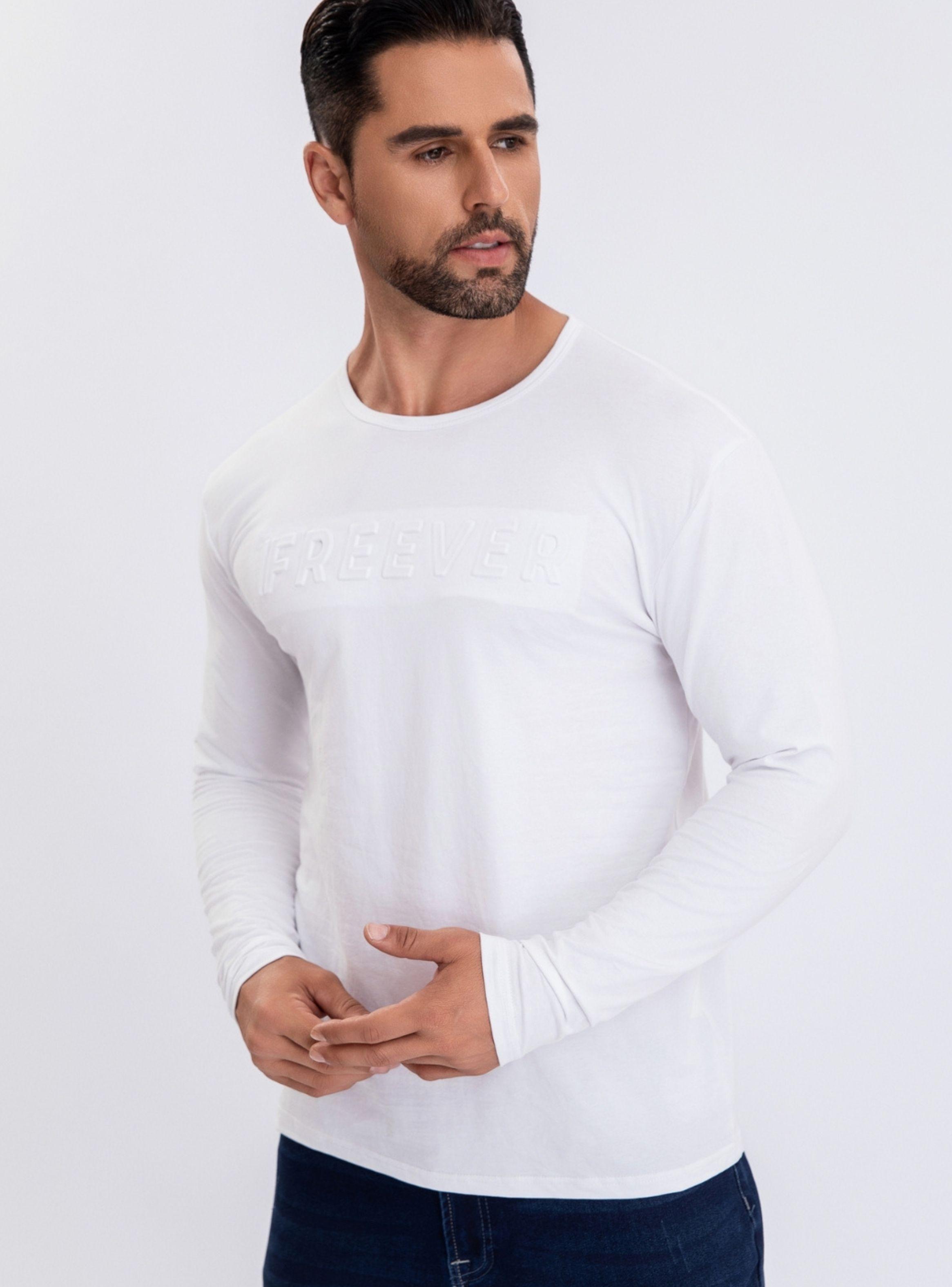 Polera Hombre Manga Larga Algodón Colores Diseño Casual 6271-1