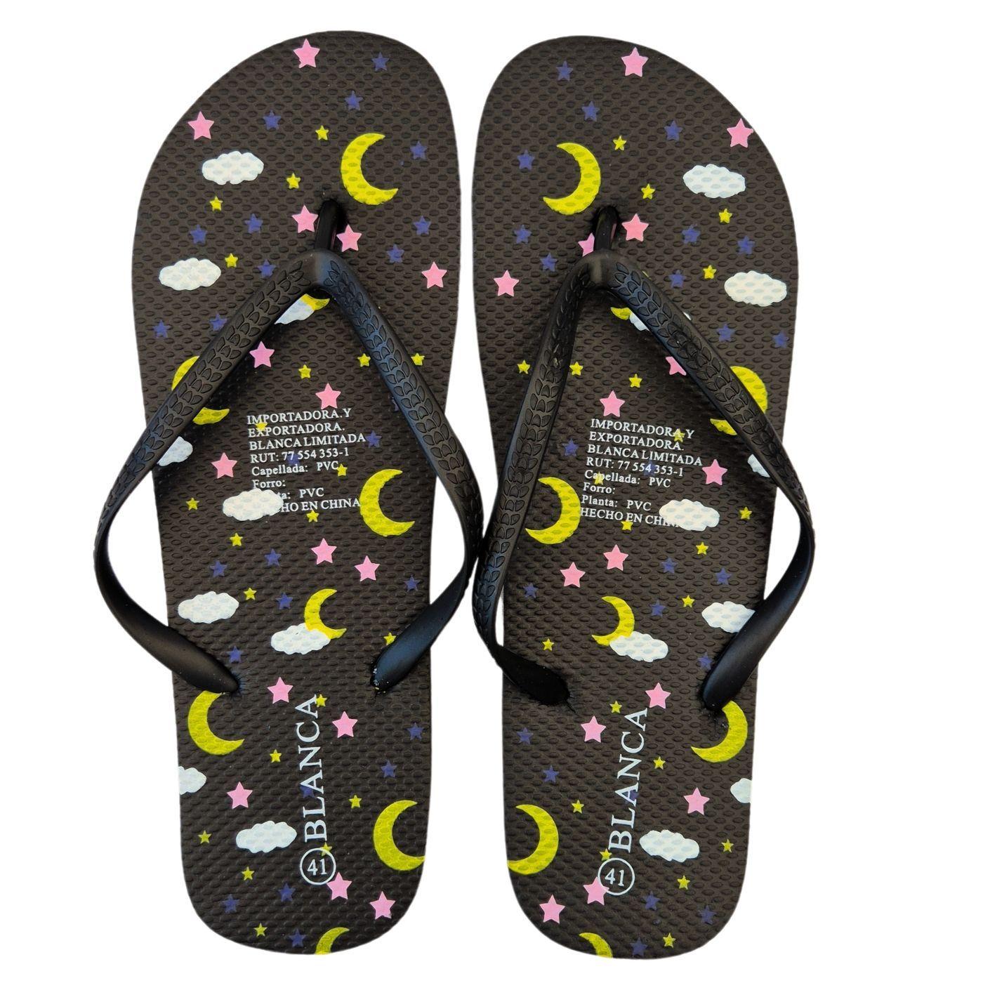 Chalas Mujer Hawaianas Sandalias Suela Goma 113-0