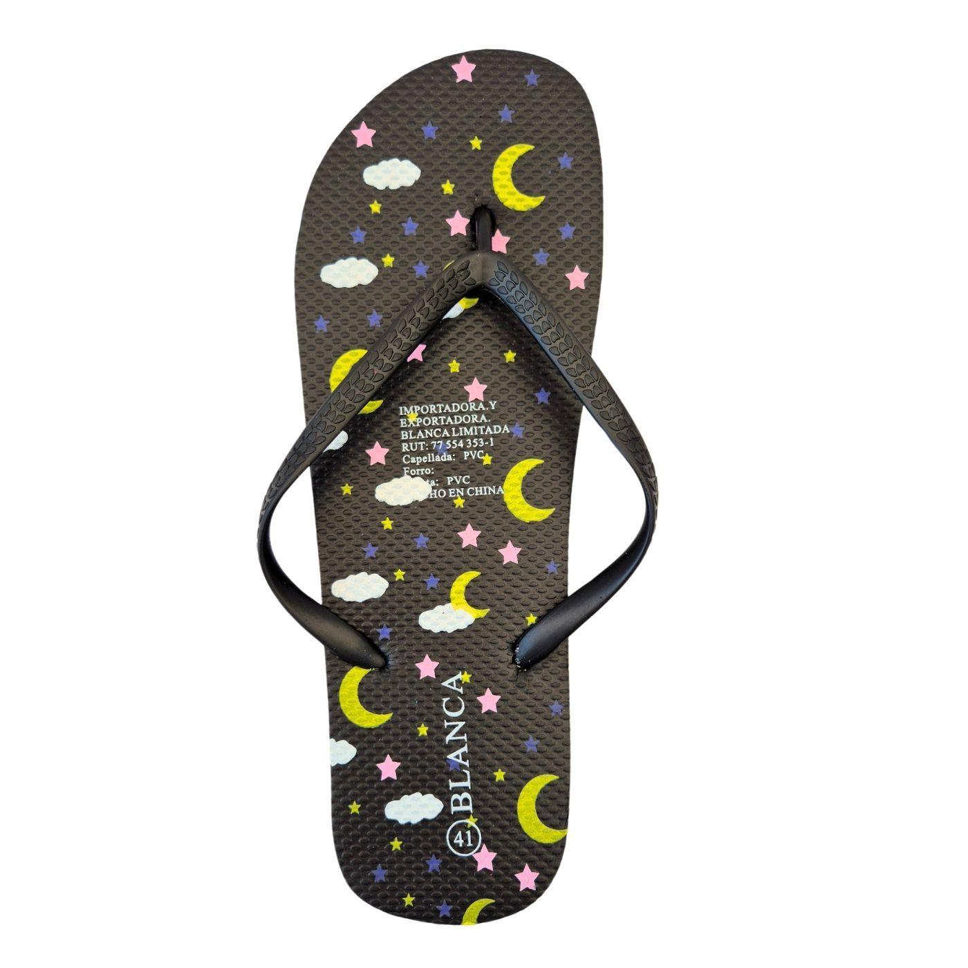 Chalas Mujer Hawaianas Sandalias Suela Goma 113-1