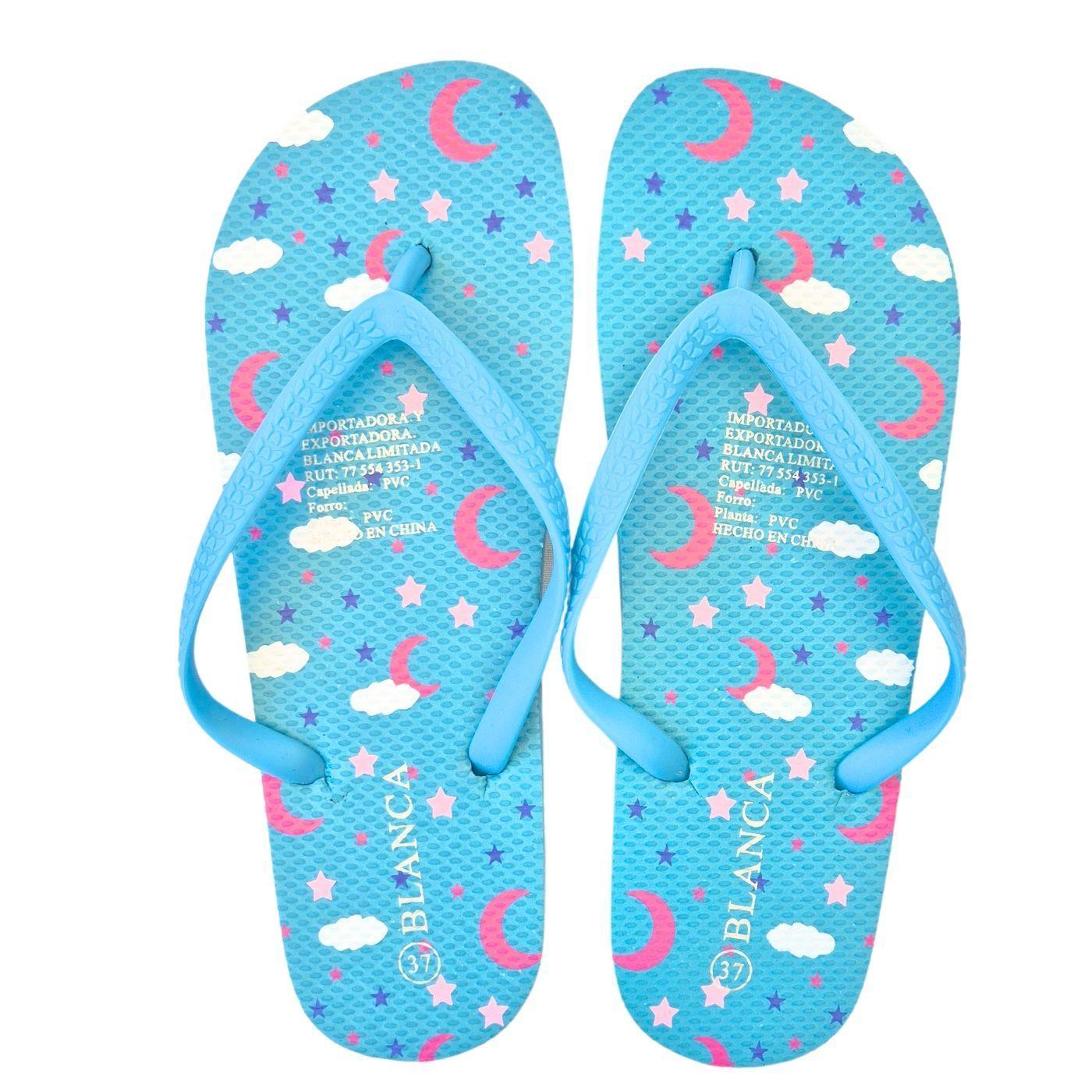 Chalas Mujer Hawaianas Sandalias Suela Goma 113-0