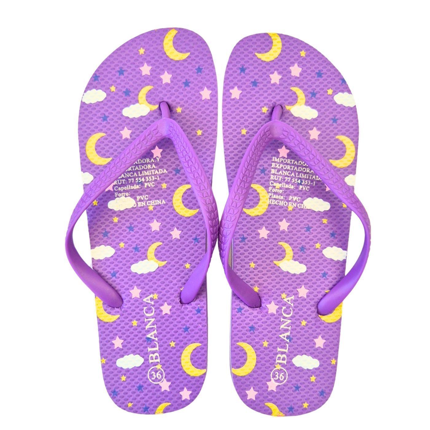 Chalas Mujer Hawaianas Sandalias Suela Goma 113-0