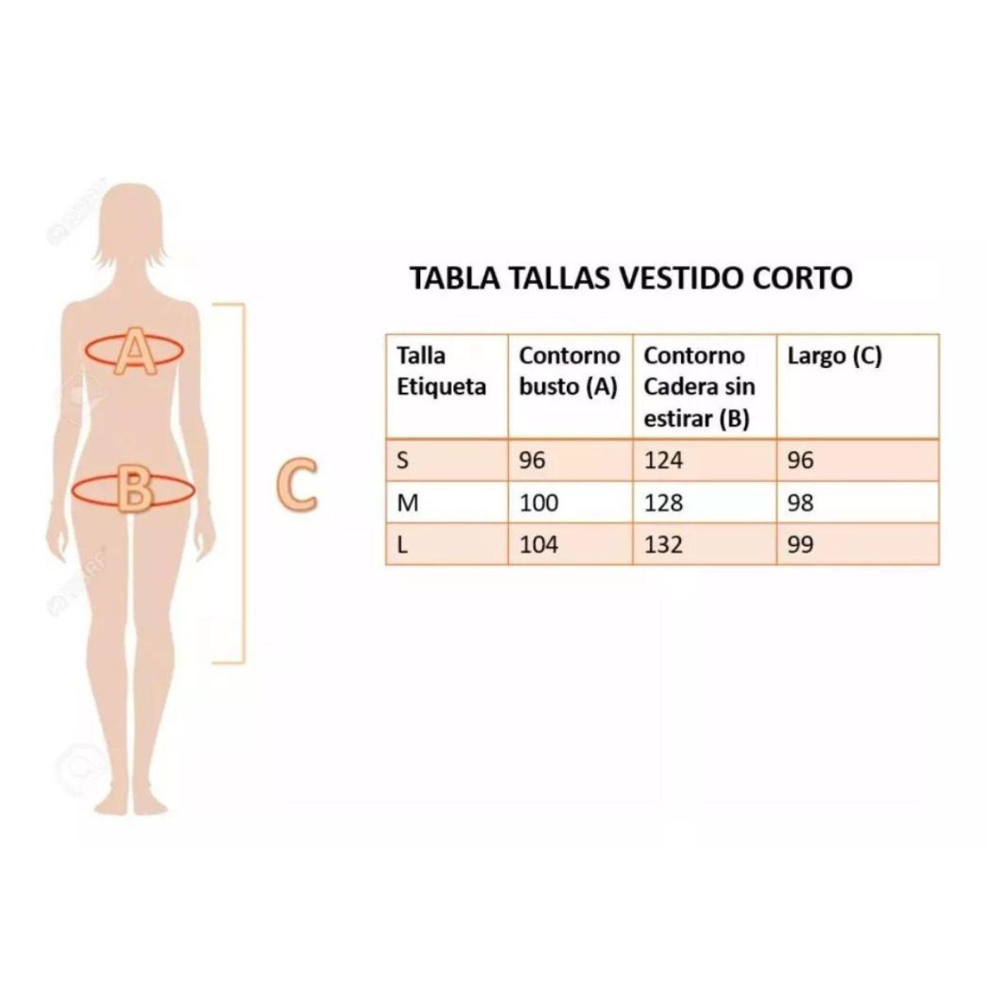 Vestido Corto Primavera Mujer Manga Corta Casual y Eventos 327-3