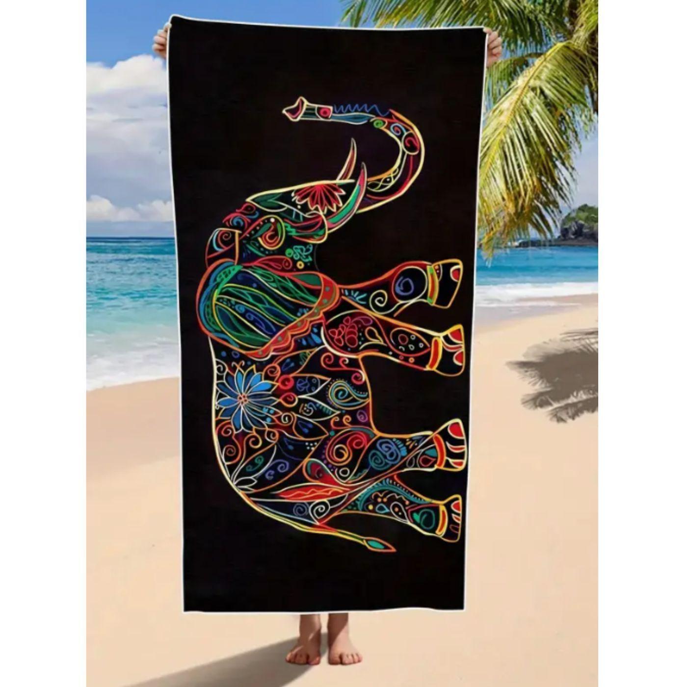 Toalla Microfibra Playa Piscina Mujer Diseños Colores 134-1