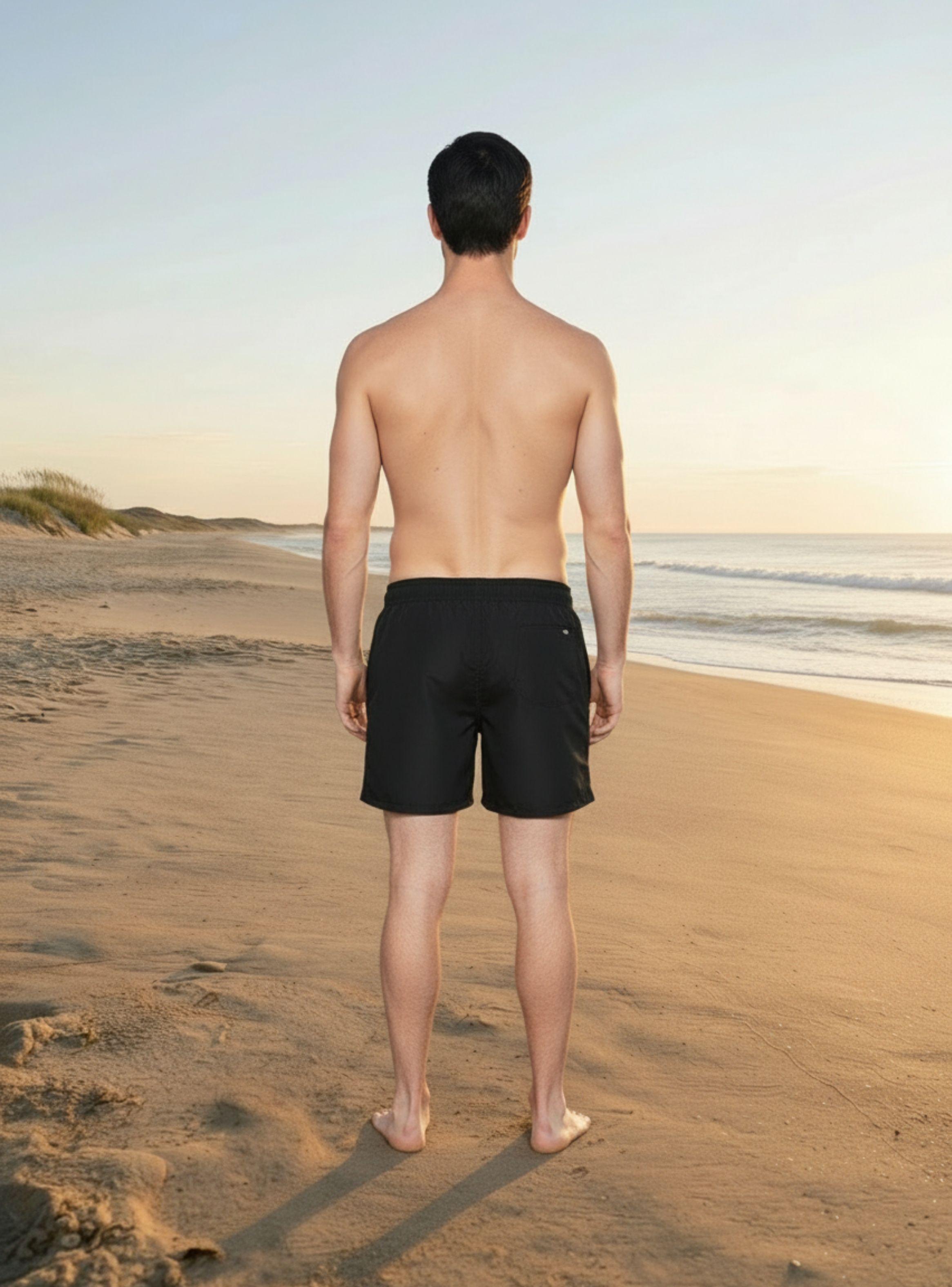 Traje De Baño Hombre Forro Malla Colores Bolsillos 1214-3
