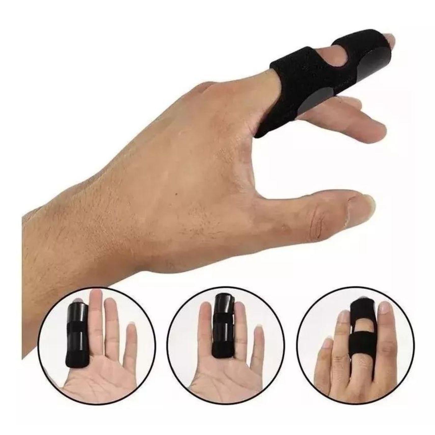 Inmovilizador De Dedos Con Férula Ajustable Corrector Dedo-0