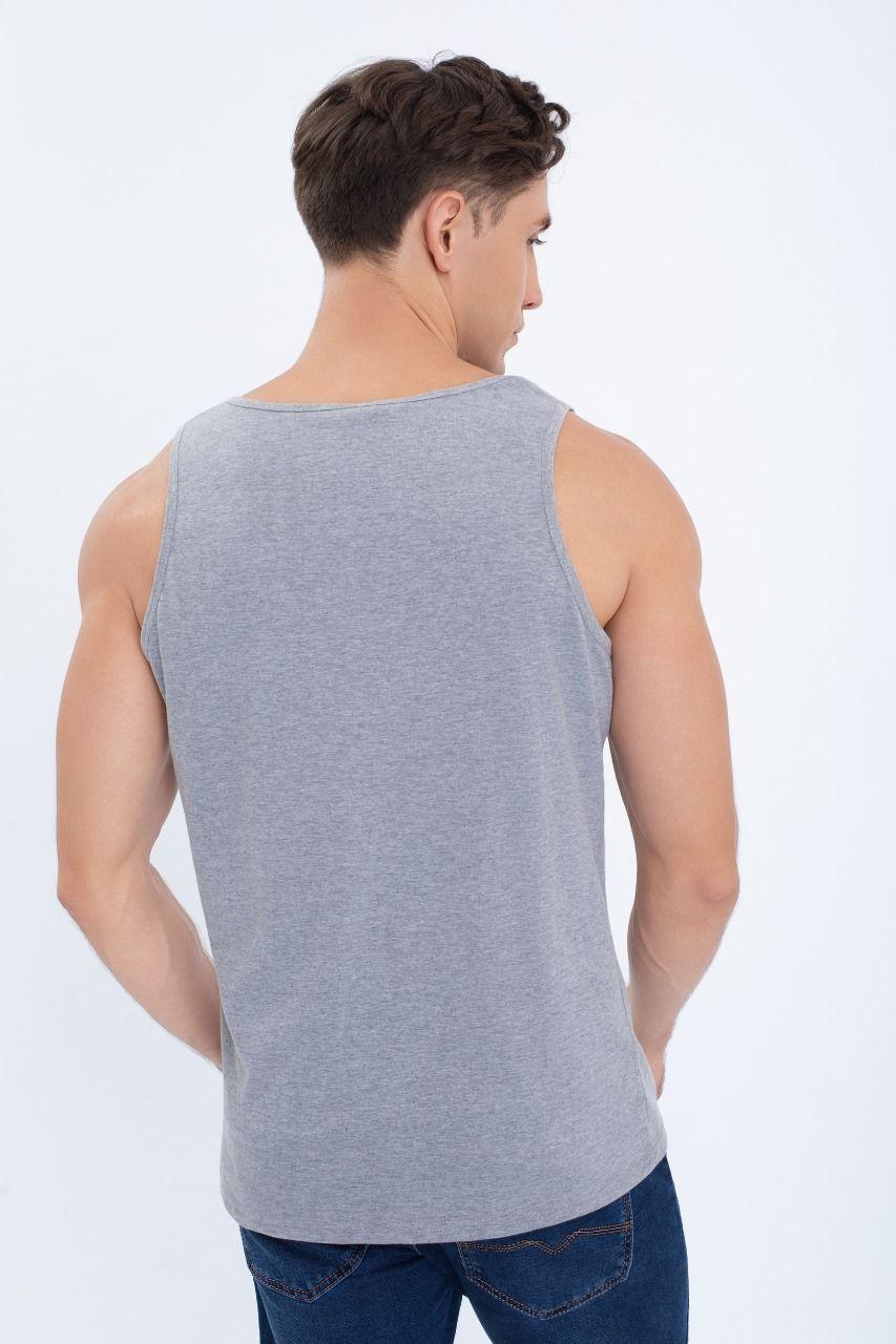 Polera Musculosa Hombre Sin Mangas Paris Colores 7604-3