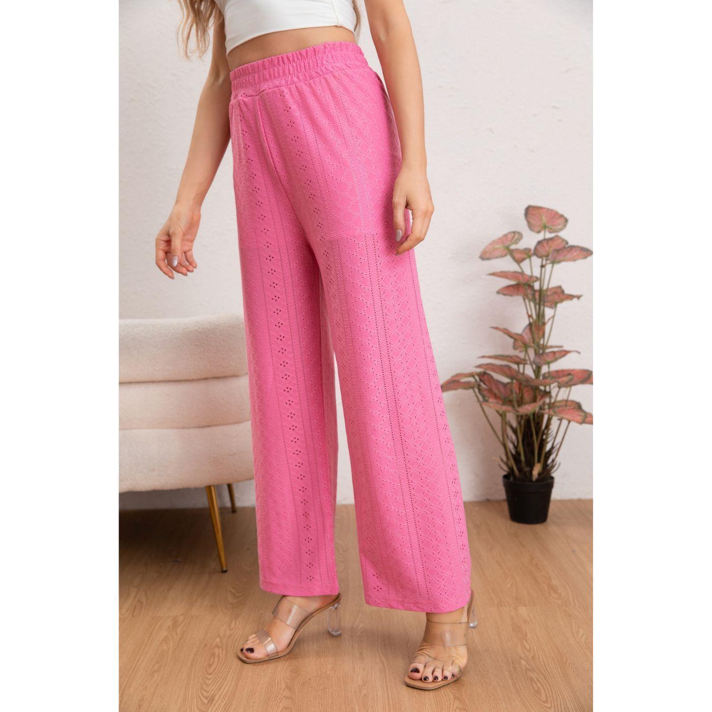 Pantalon Playero Mujer Broderie Juvenil Verano 5004-1