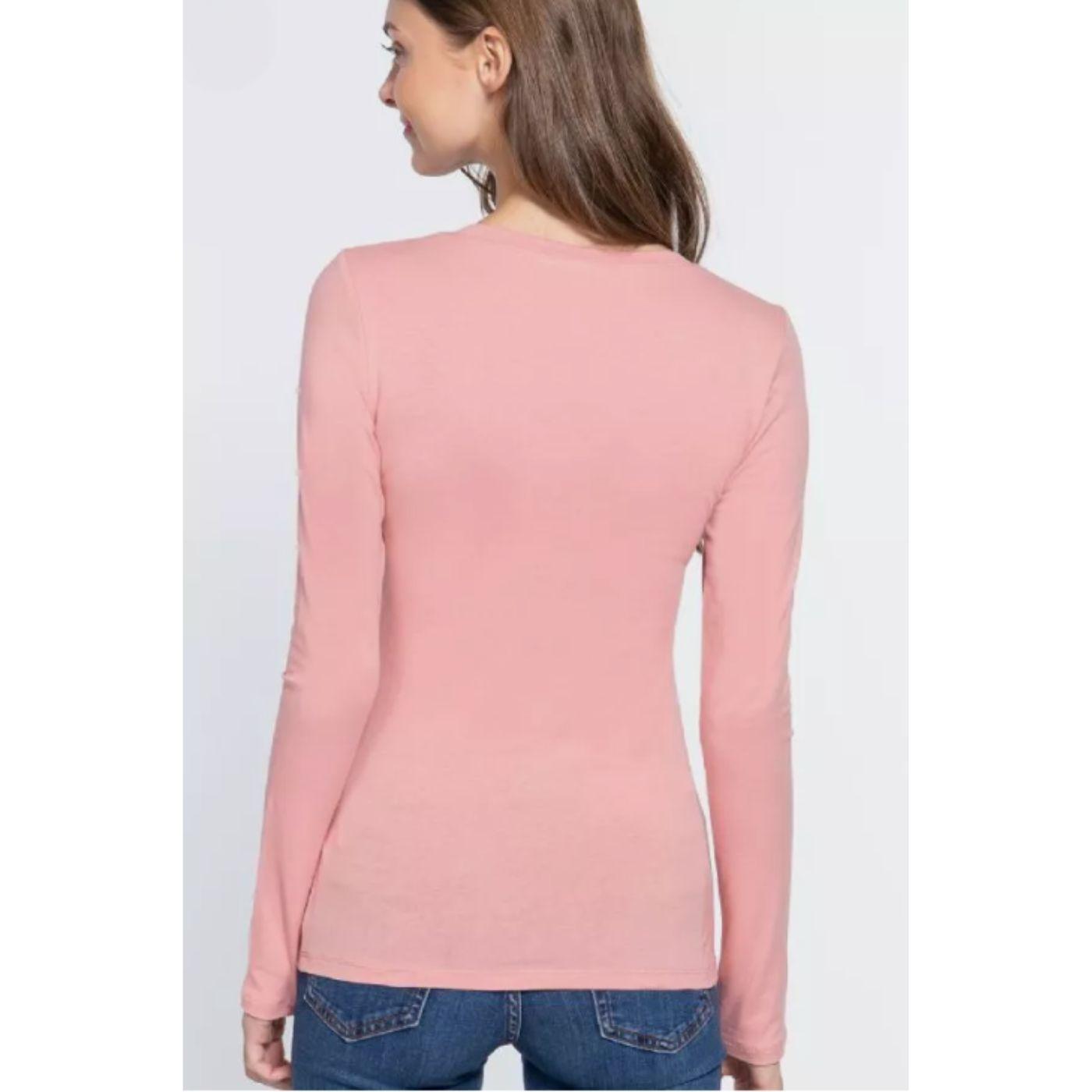 Camiseta Mujer Elasticada Manga Larga Bambu 2123-2