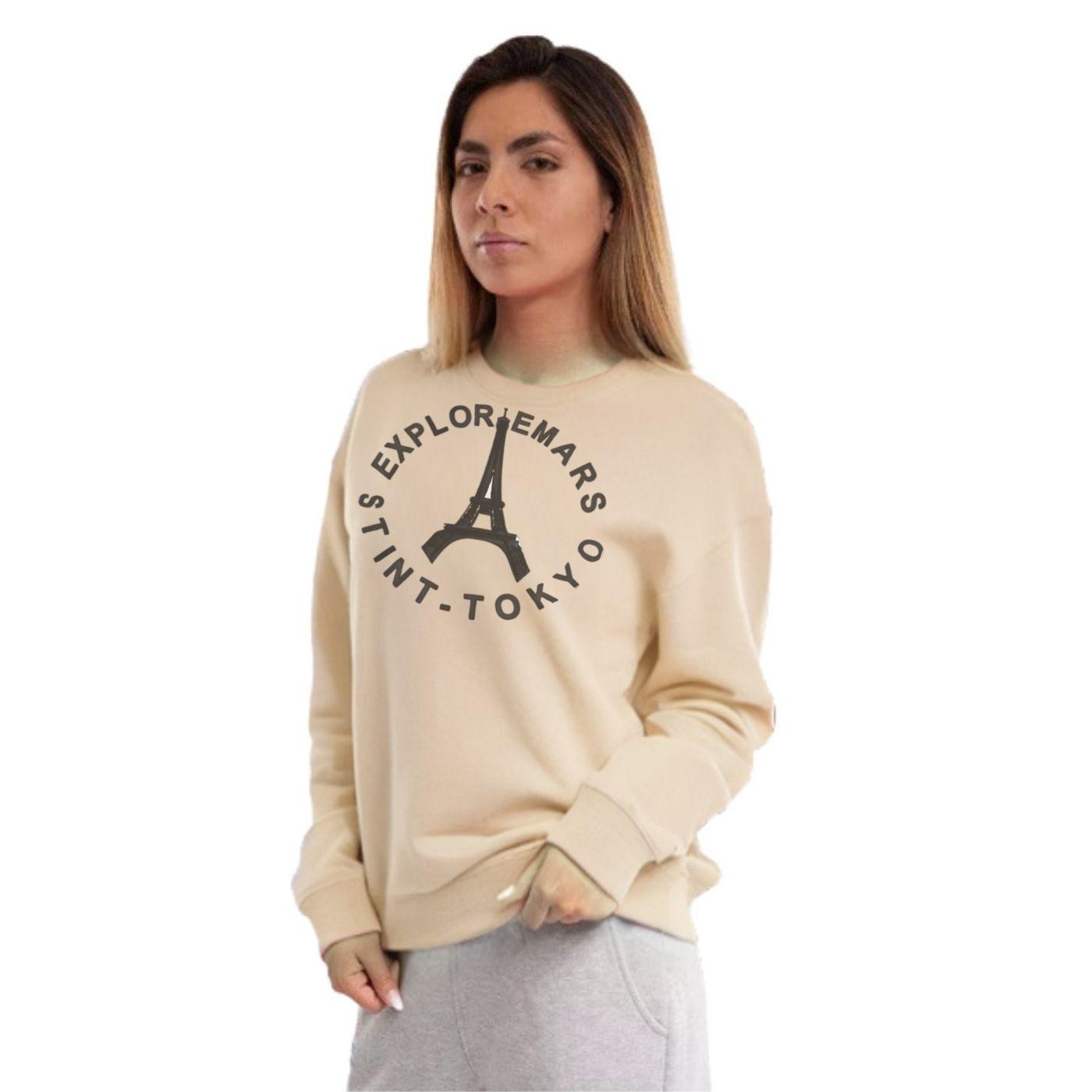 Poleron Mujer Cuello Polo Invierno Forro Polar Eiffel 1728-1