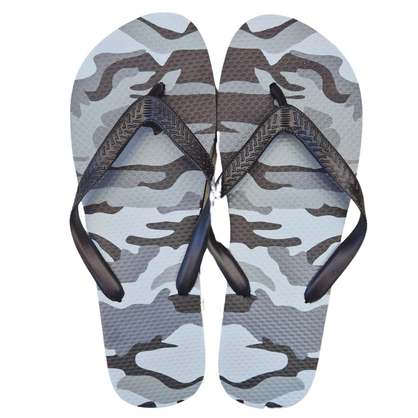 Pack 2 Pares Hawaianas Hombre Sandalias Suela Goma 2103-5