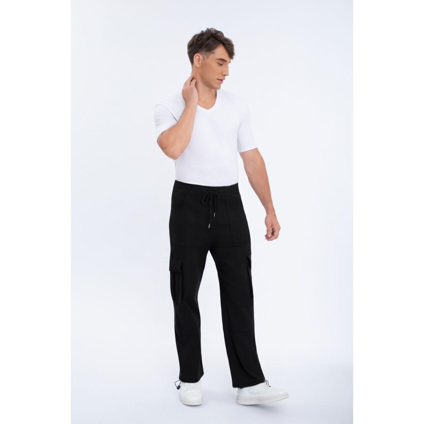 Pantalón Hombre Elasticado Recto Puño Ajustable Cargo 5001-2