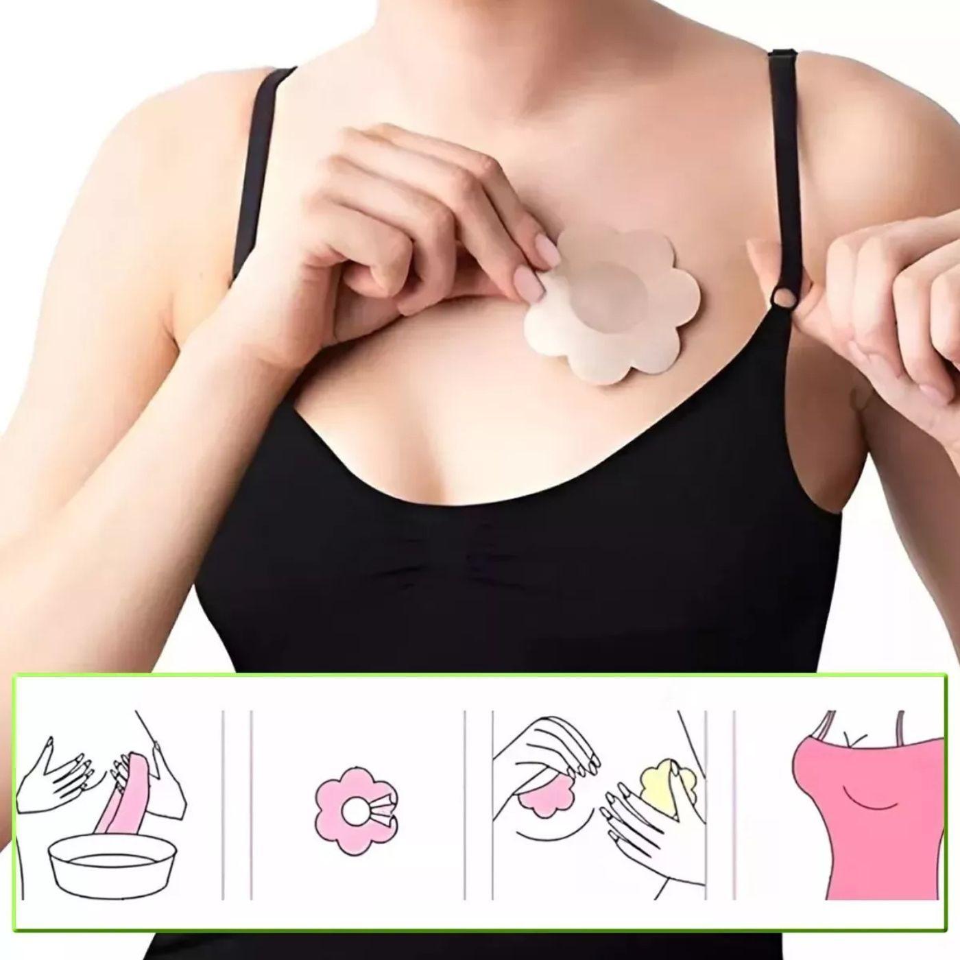 Pack 10 Pares Parches Cubre Pezón Adhesivo 887-4