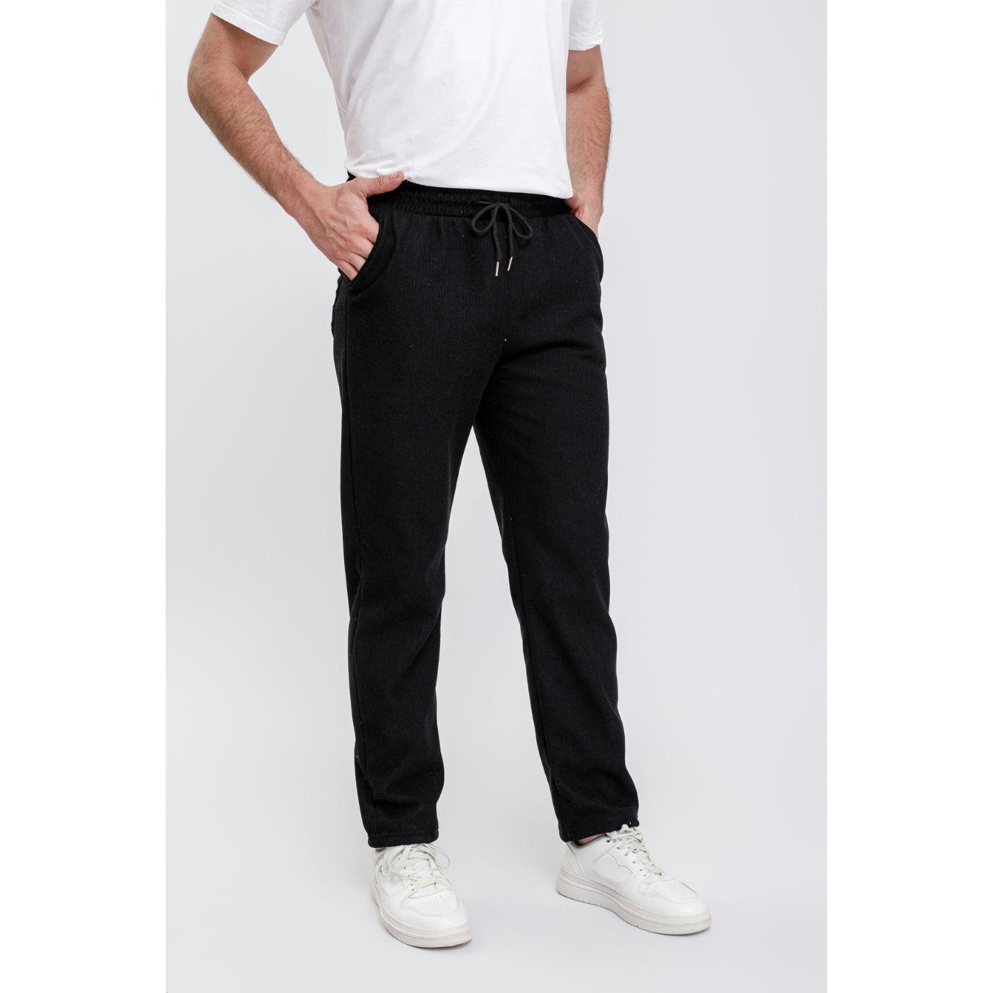 Pantalón Recto Hombre Cotelé Interior Frisado Excelente Calidad 7120-2