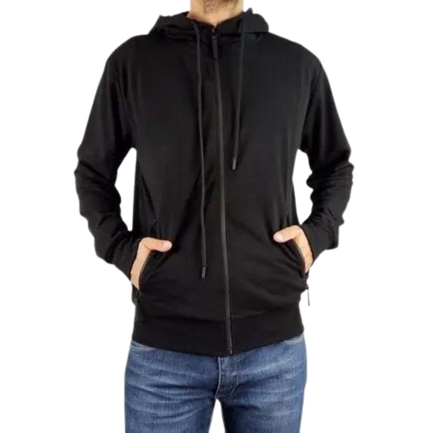 Poleron Algodón Hombre Primavera Verano Cierre Colores Mu54-1