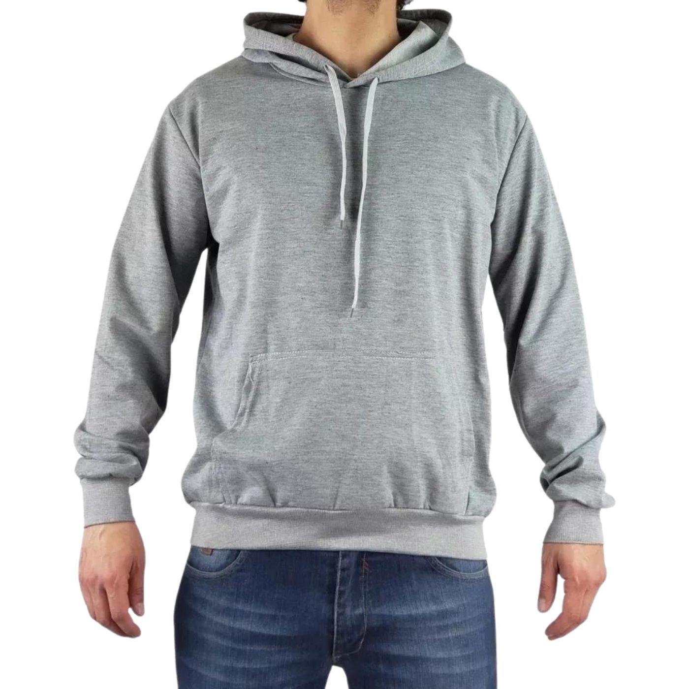 Polerón Canguro Hombre Algodón Verano Colores 880-0