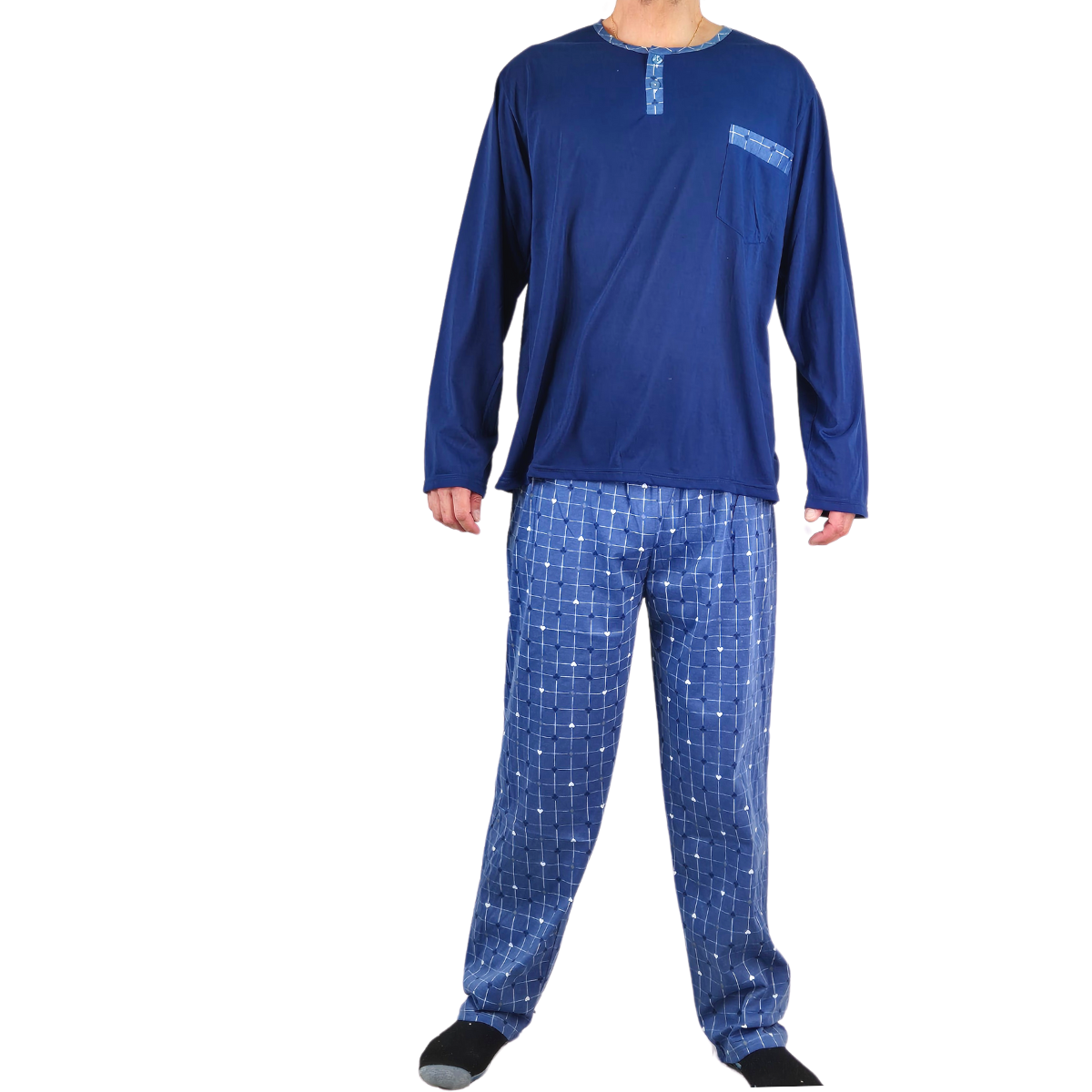 Pijama Hombre Manga Larga Verano 529-1