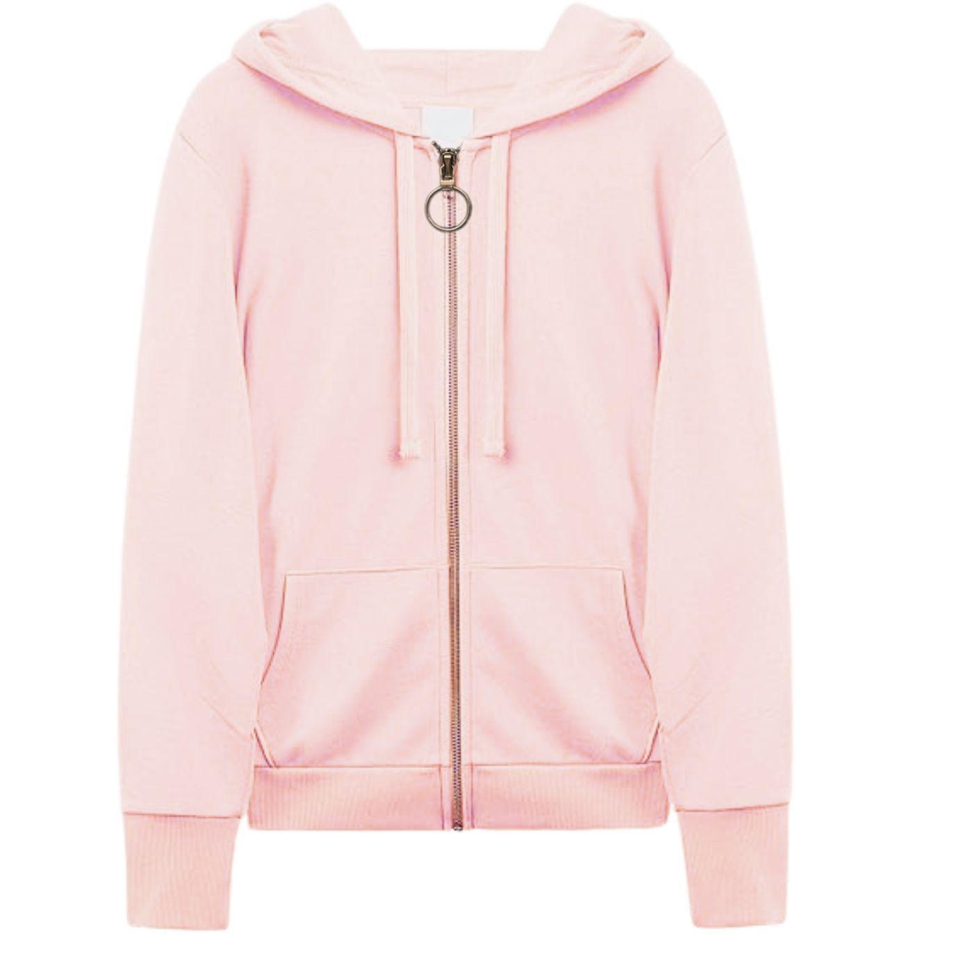 Poleron Mujer Verano Algodon Elasticado Cierre Capucha A1790-0