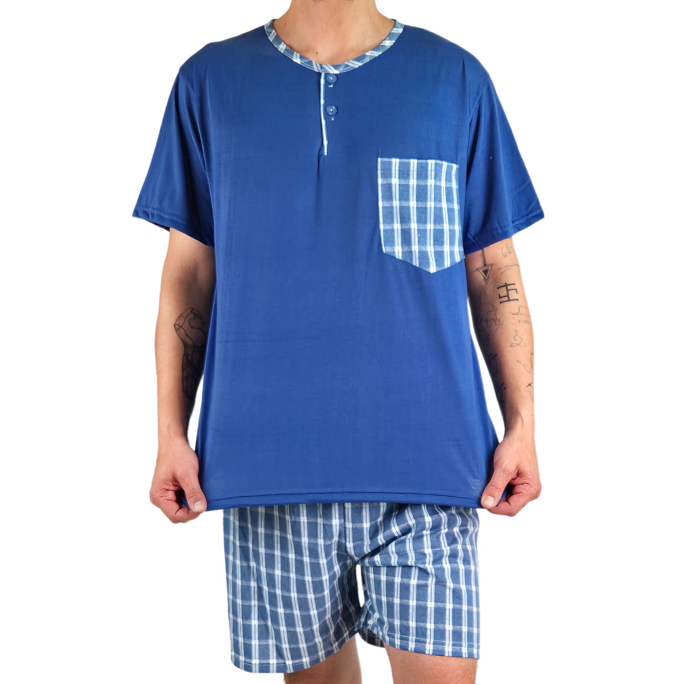 Pijama Hombre Verano Short Y Polera 524-2