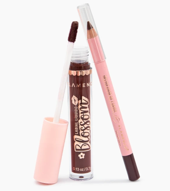 Labial Liquido Matte Más Delineador De Labios 2 En 1 MB1230 Pack 09-2