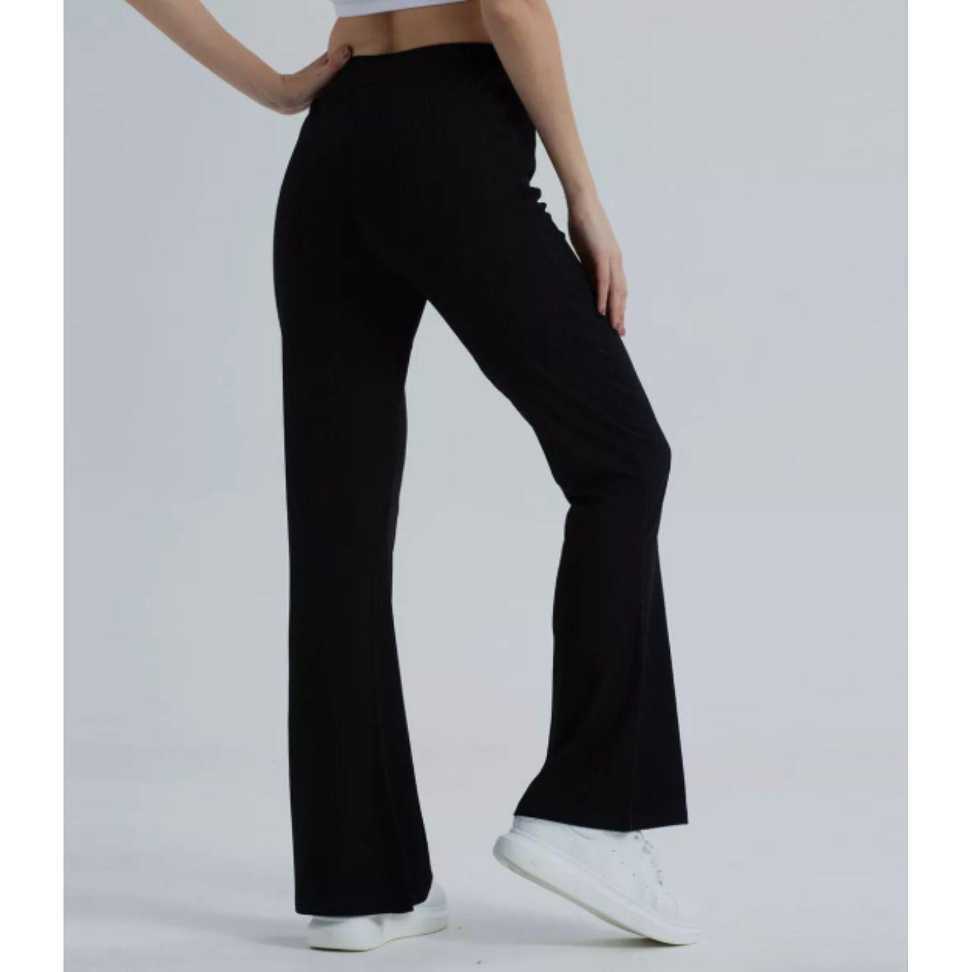 Calza Flare Mujer Invierno Forro Polar Tiro Alto 7020-0