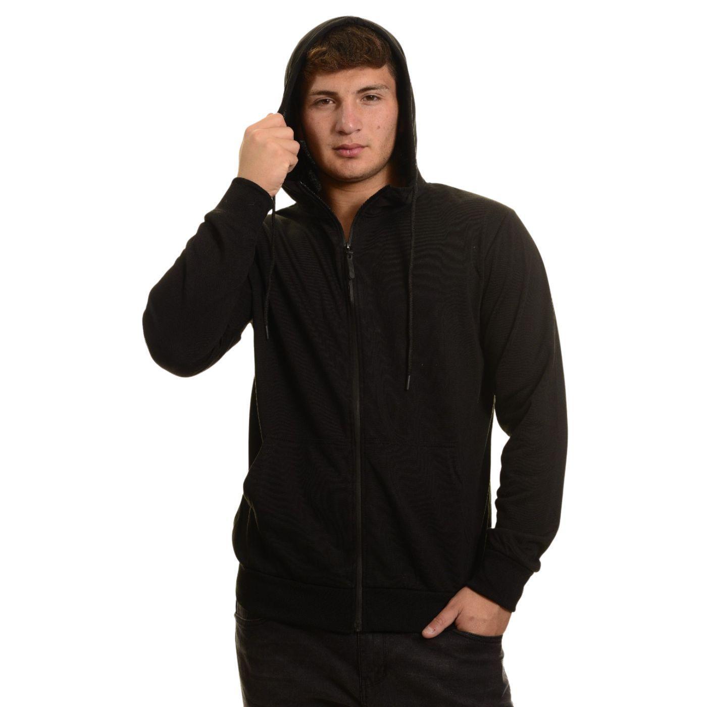 Polerón Canguro Hombre con Cierre Primavera Verano 7614-0