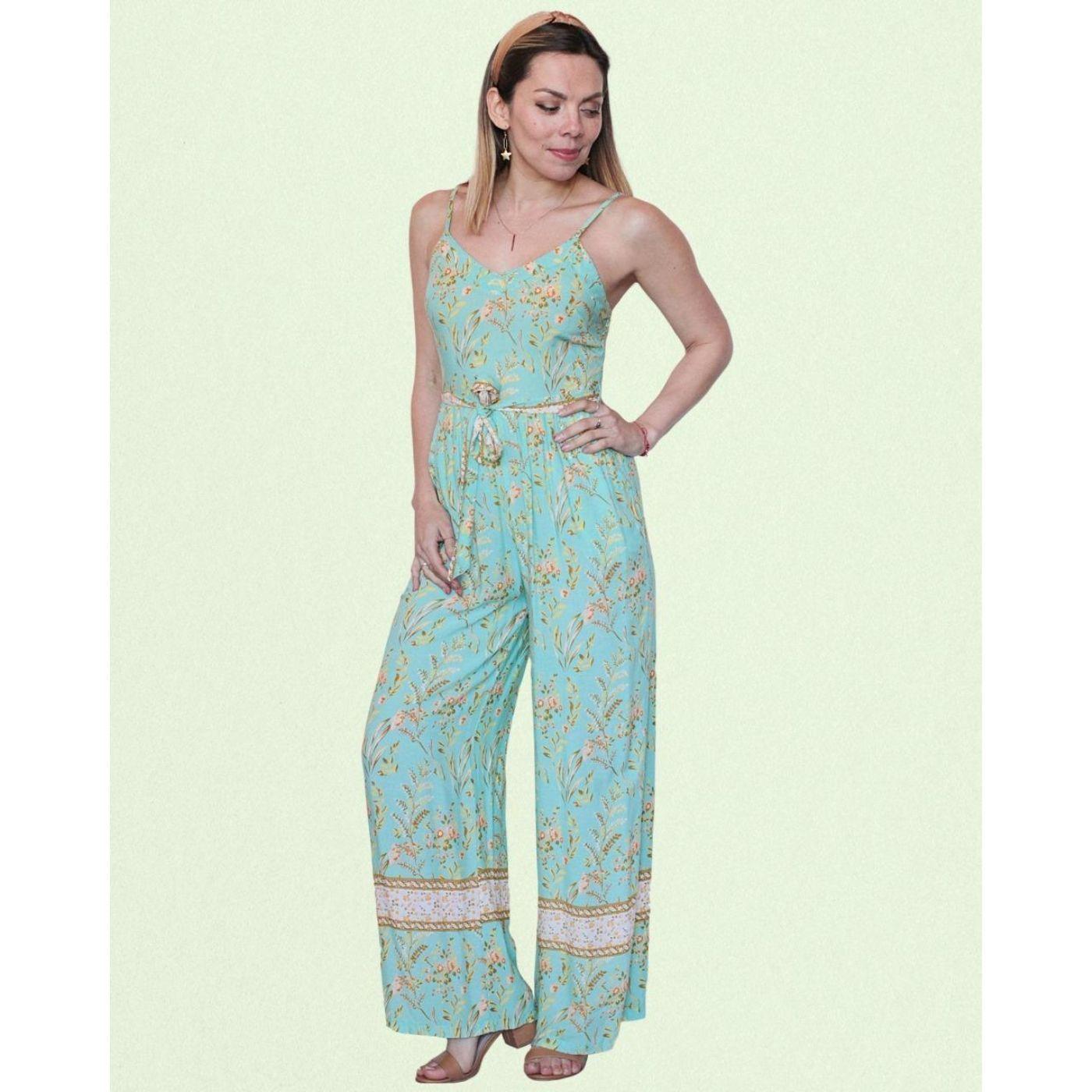 Enterito Premium Casual Diseño Pabilos Ajustables Floreado 237-0