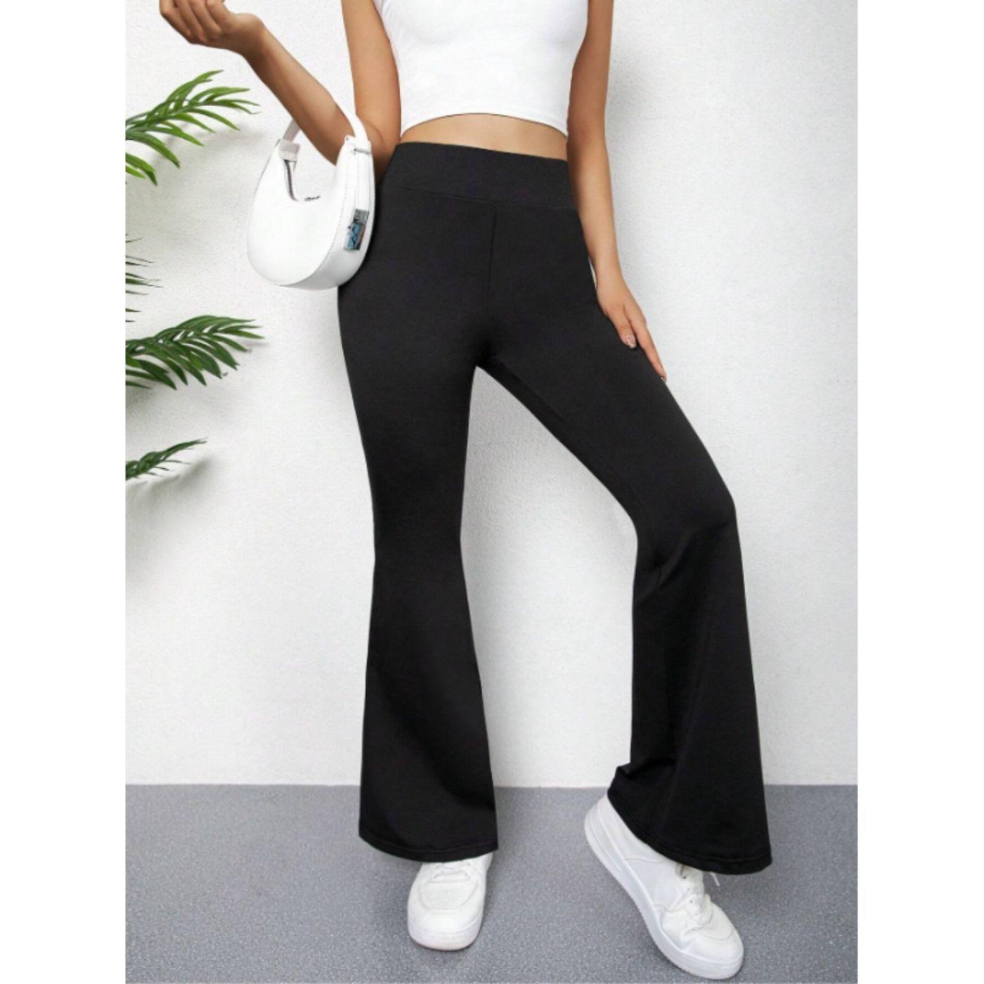 Calza Delgada Yoga Flare Mujer Tiro Alto 7015-2