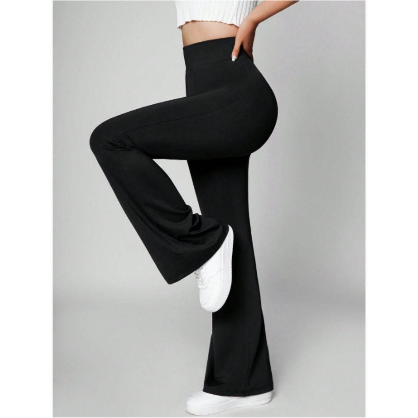 Calza Delgada Yoga Flare Mujer Tiro Alto 7015-3
