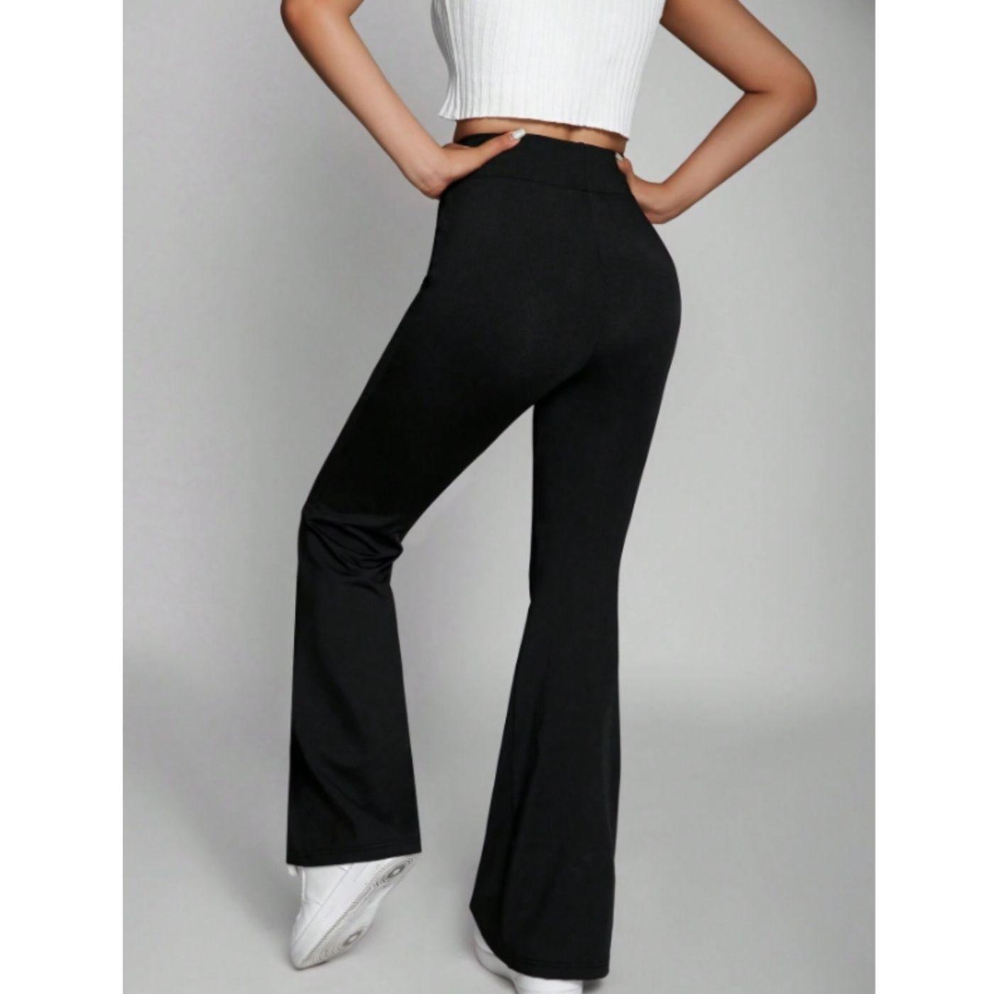 Calza Delgada Yoga Flare Mujer Tiro Alto 7015-4