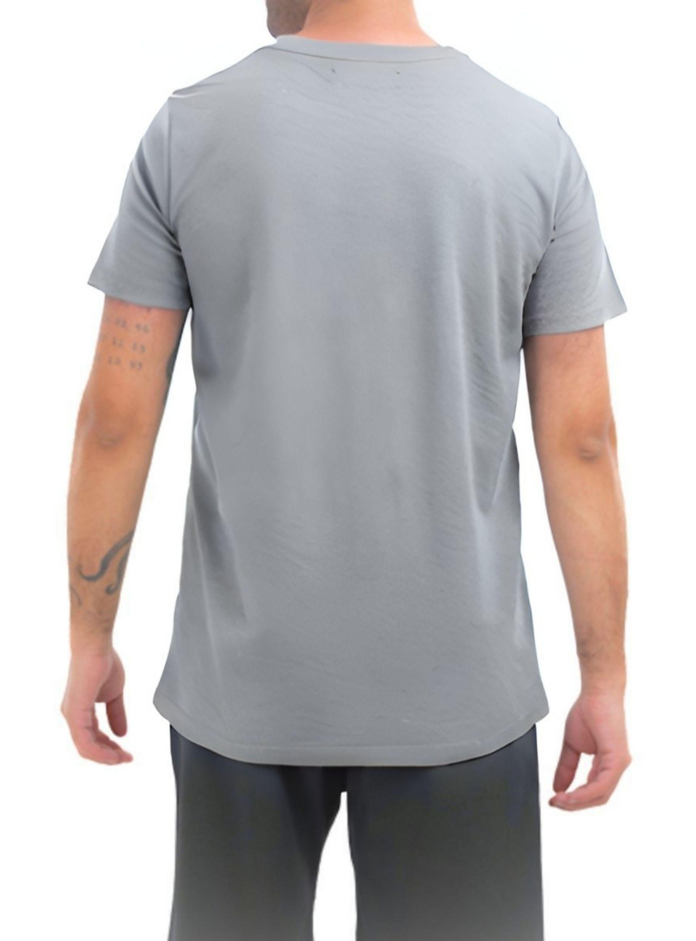 Polera Hombre Manga Corta Lisa Algodón Deportiva Elasticada 6609-2