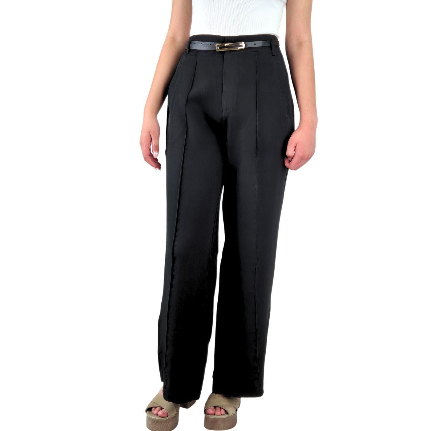 Pantalón Palazzo Vestir Semi Formal Casual Tiro Alto 054-2