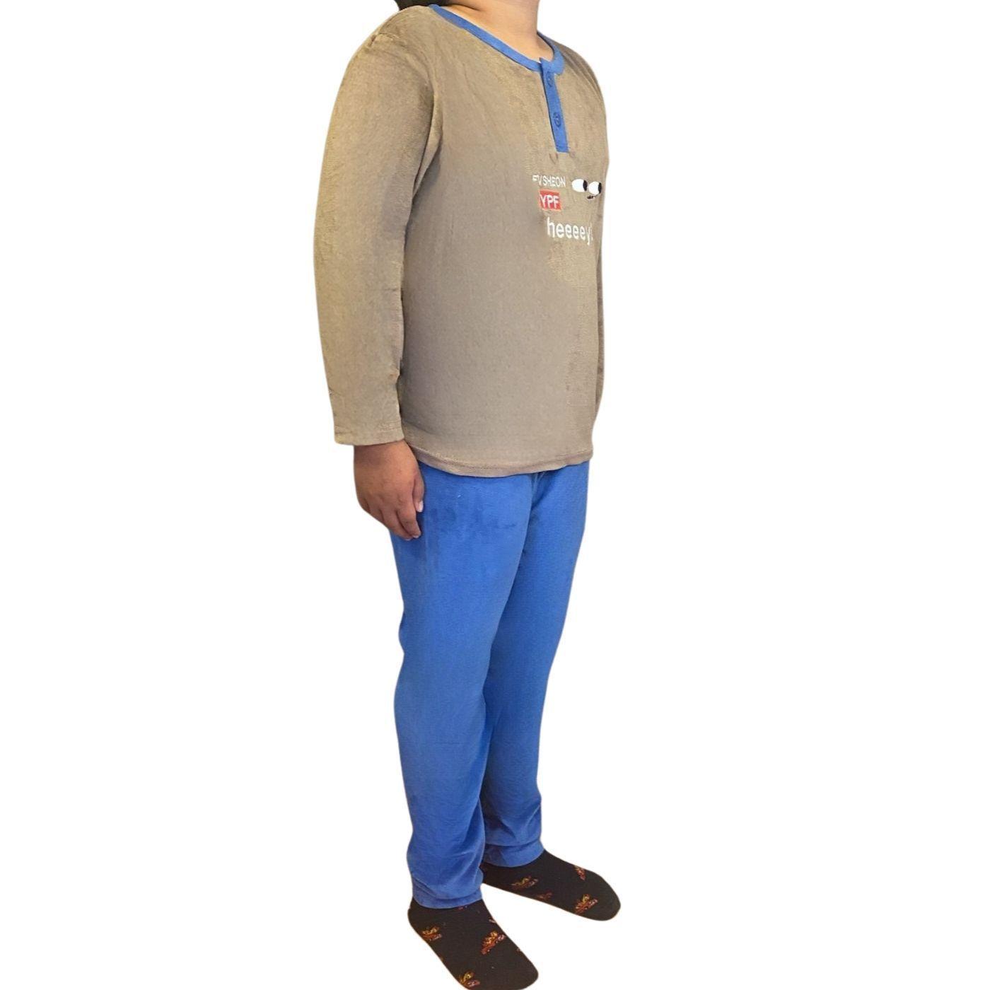 Pijama Micropolar Niños Diseños Y Colores 429-1